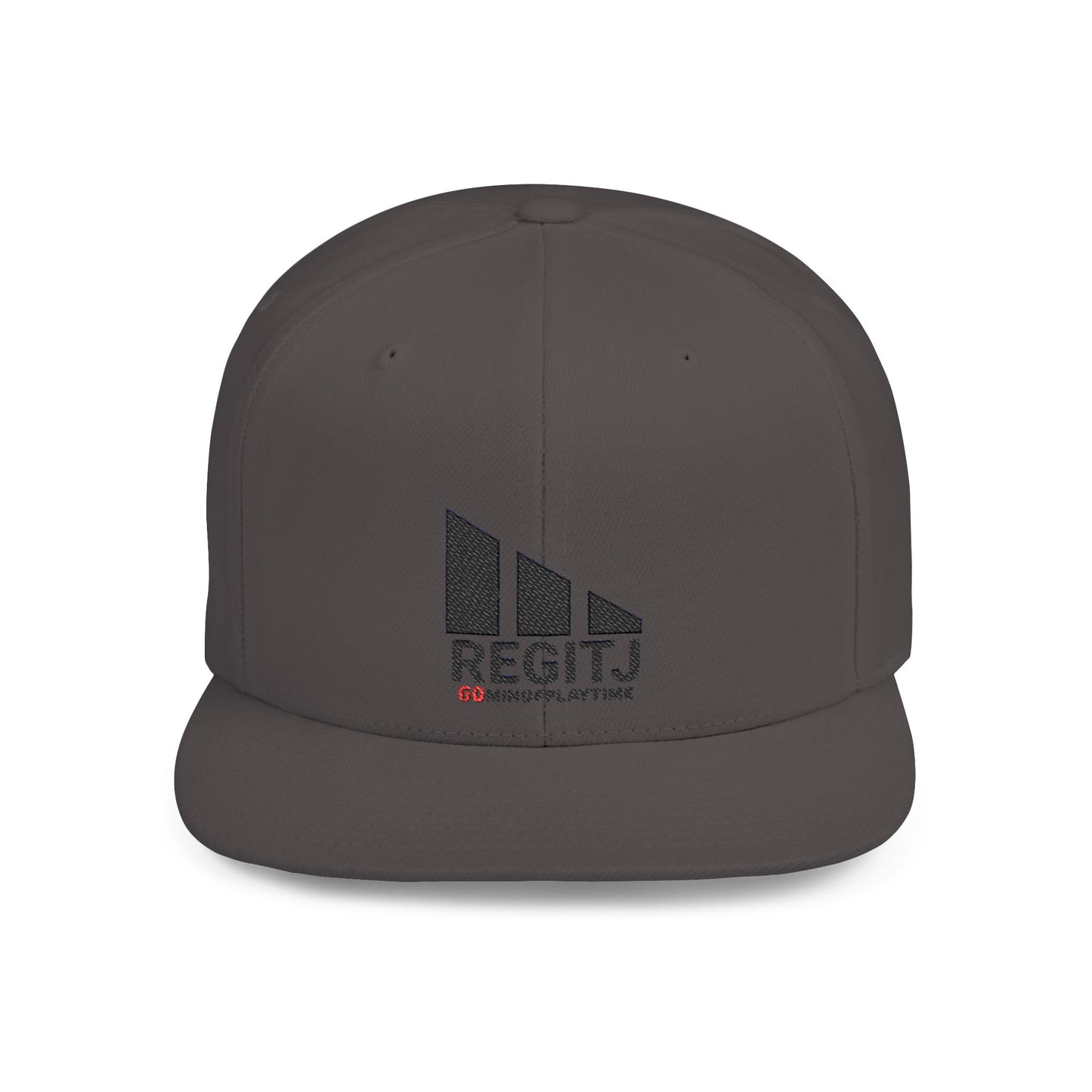 Stylish Flat Bill Snapback Hat - Perfect for Casual Days, Sports, Festivals, and Gifts, Trendy, Adjustable, Fashion Accessory One size Dark Grey
