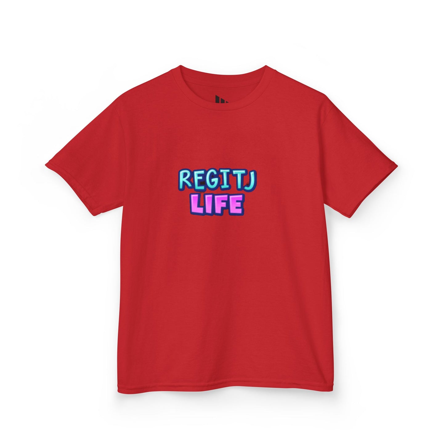 Kids Graphic Tee - Fun REGITJ LIFE Shirt, Casual Kids Wear, Birthday Gift, Unique Summer Apparel, Playdate Outfit