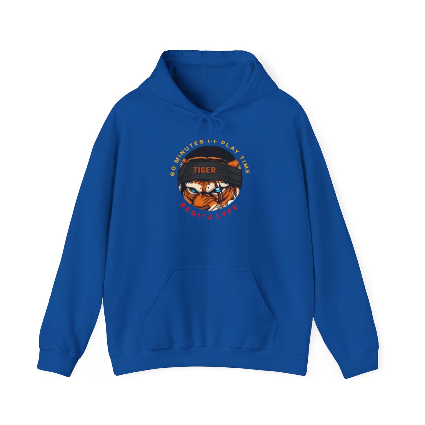 Wild Spirit Tiger Hoodie, Unisex Sweatshirt, Animal Lover Gift, Cozy Casual Wear, Perfect for Birthdays, Outdoor Adventures - REGITJ FASHION