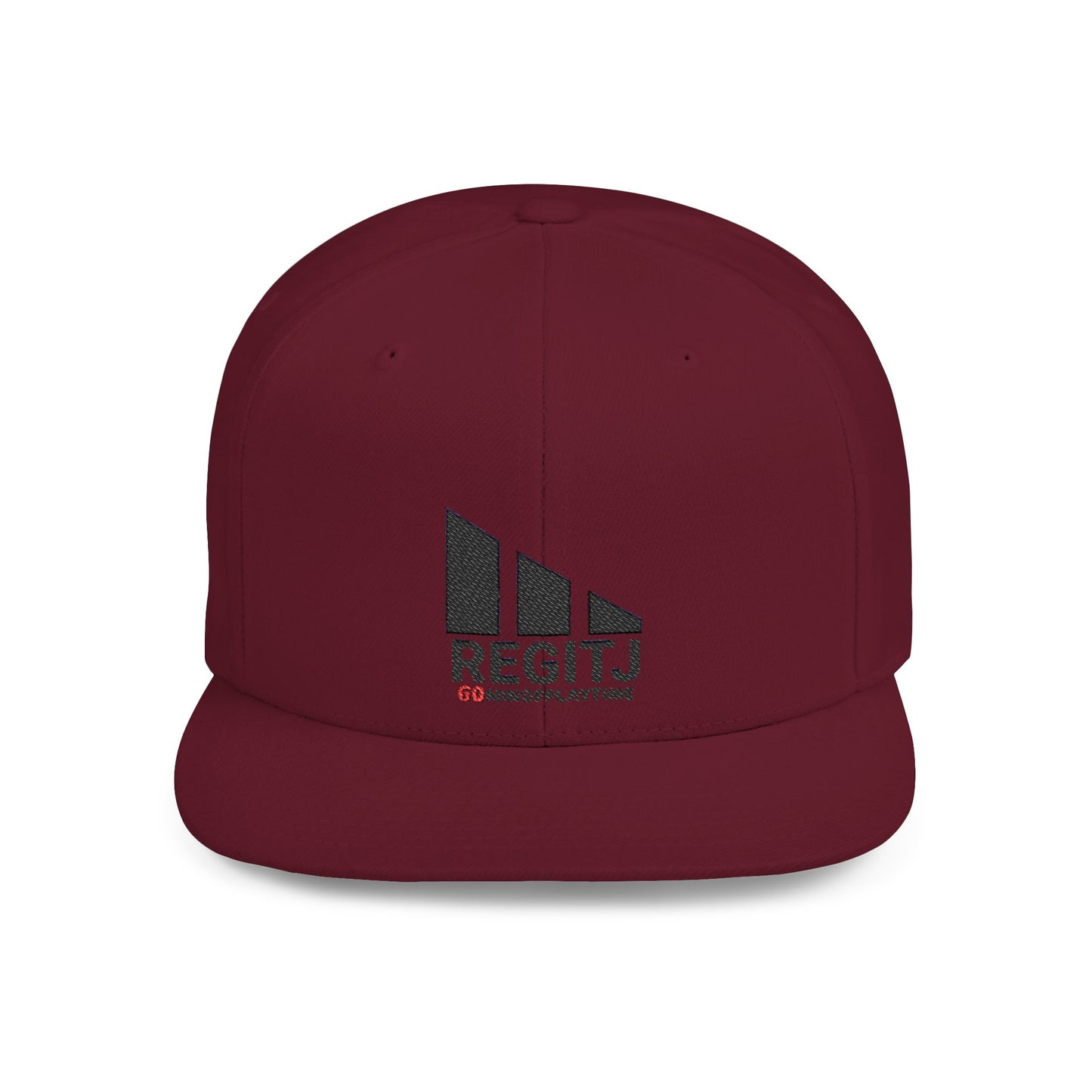 Stylish Flat Bill Snapback Hat - Perfect for Casual Days, Sports, Festivals, and Gifts, Trendy, Adjustable, Fashion Accessory One size Maroon