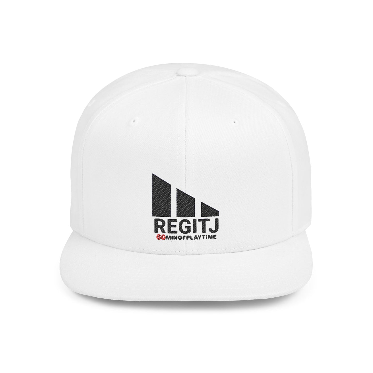 Stylish Flat Bill Snapback Hat - Perfect for Casual Days, Sports, Festivals, and Gifts, Trendy, Adjustable, Fashion Accessory One size White