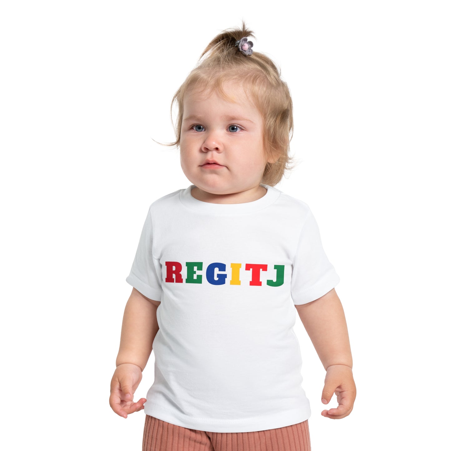 REGITJ Baby Short Sleeve T-Shirt White