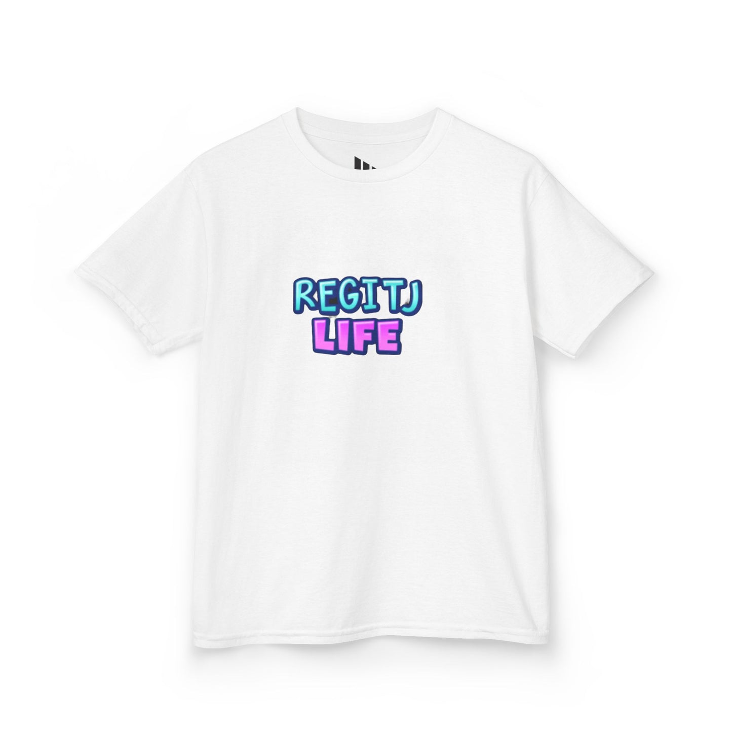 Kids Graphic Tee - Fun REGITJ LIFE Shirt, Casual Kids Wear, Birthday Gift, Unique Summer Apparel, Playdate Outfit