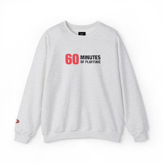 Crewneck Sweatshirt — 'Some of Playtime' Red Logo Casual Pullover