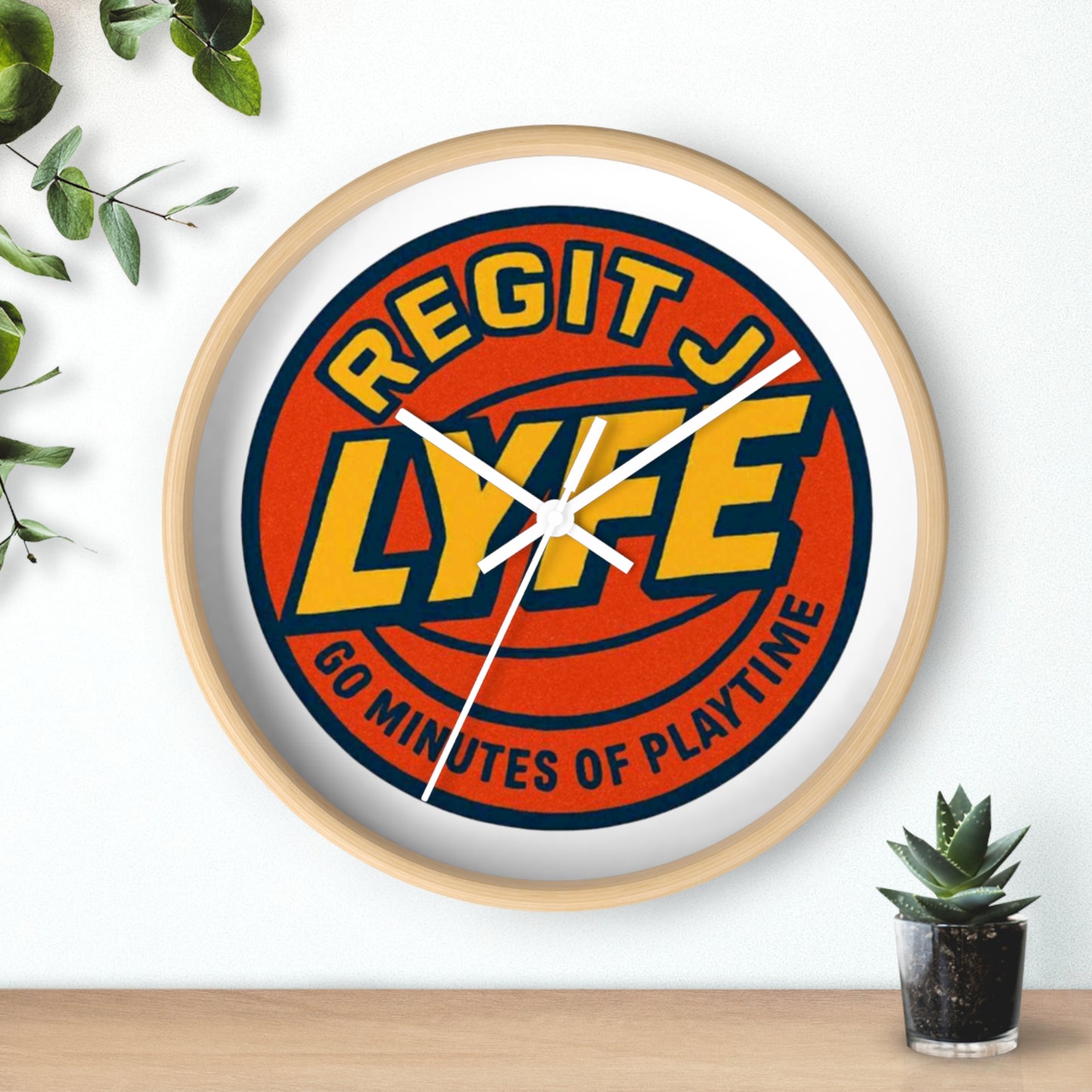 Jimmie Tiger Power Hour Wall Clock