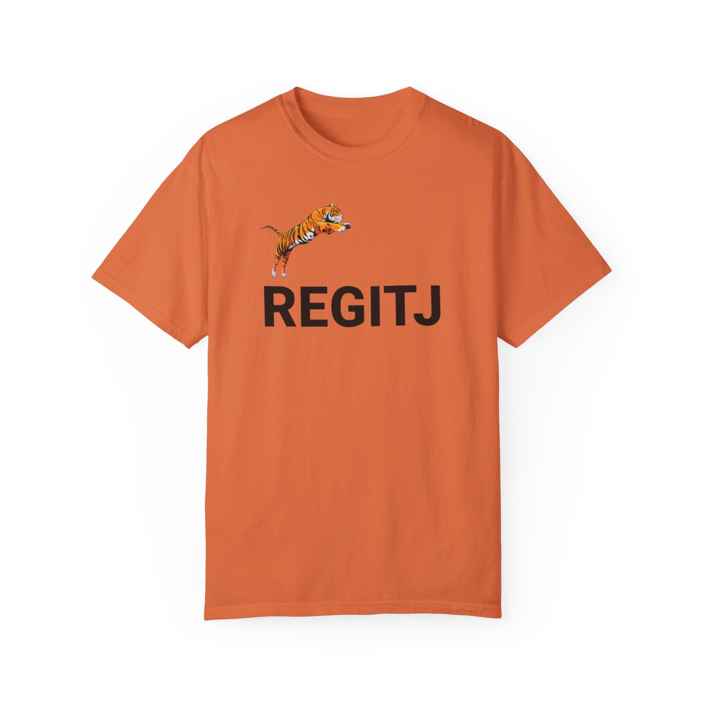REGITJ Prime Unisex Garment-Dyed T-shirt Burnt Orange
