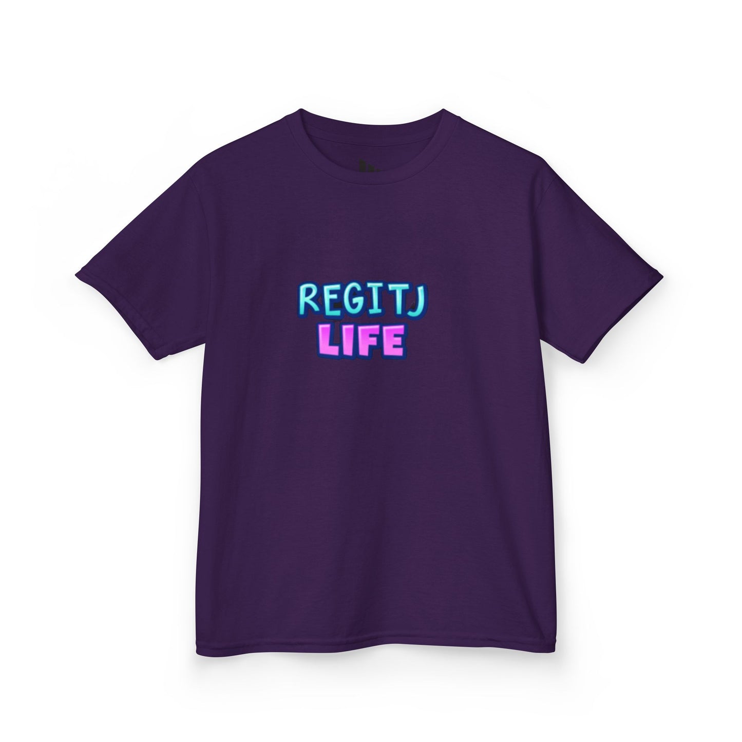 Kids Graphic Tee - Fun REGITJ LIFE Shirt, Casual Kids Wear, Birthday Gift, Unique Summer Apparel, Playdate Outfit