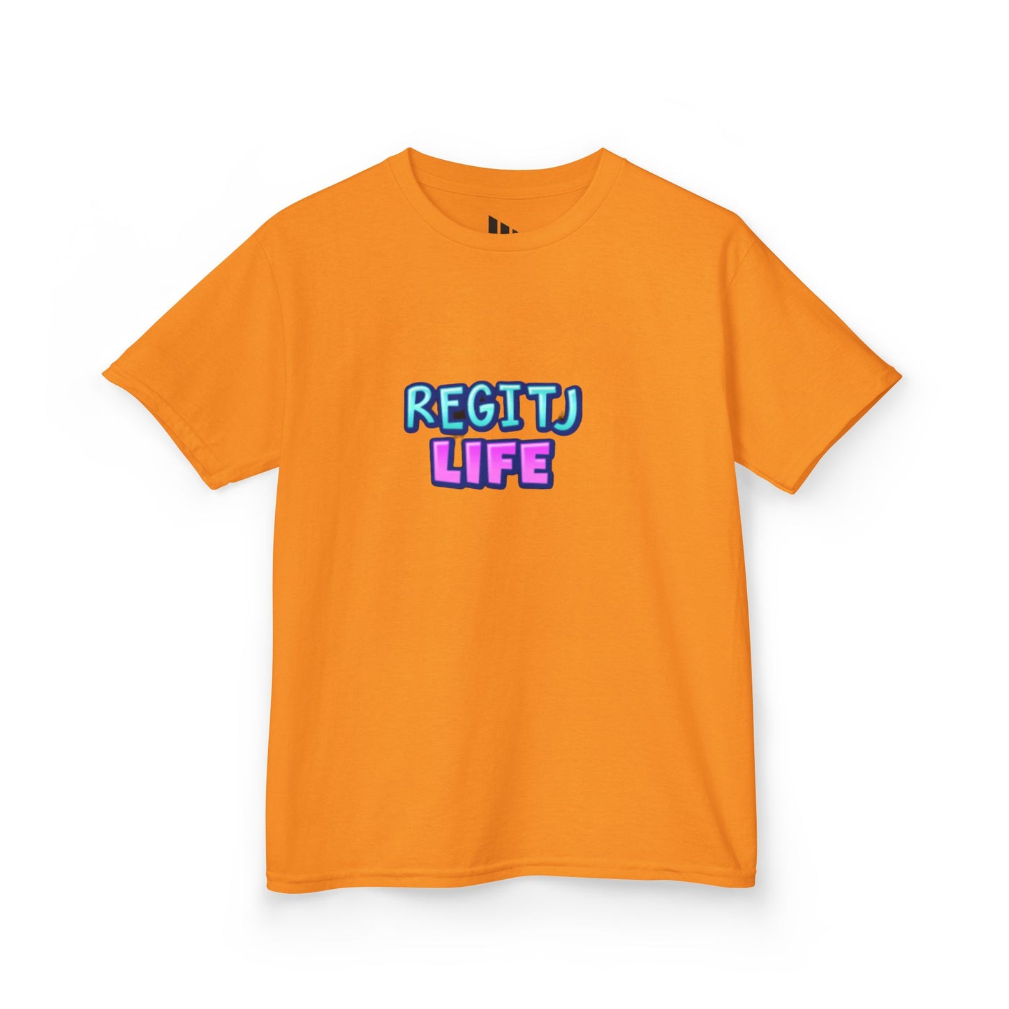 Kids Graphic Tee - Fun REGITJ LIFE Shirt, Casual Kids Wear, Birthday Gift, Unique Summer Apparel, Playdate Outfit