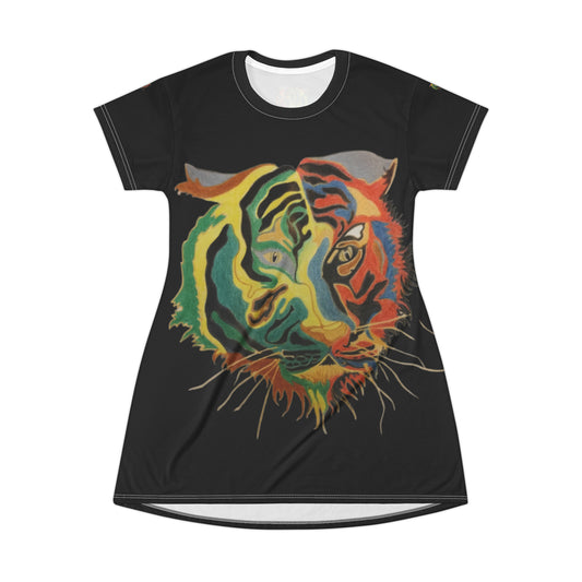 T-Shirt Dress (AOP) L