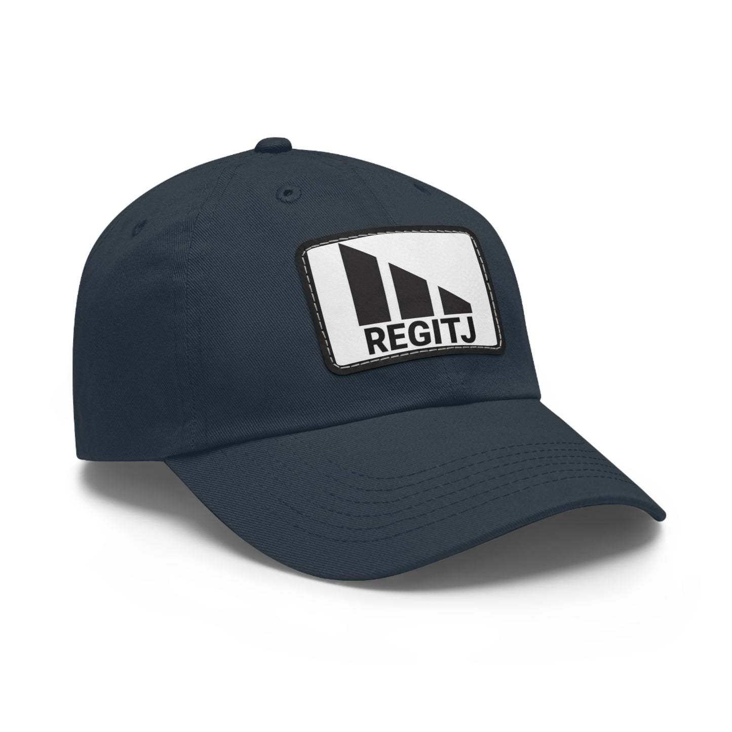 Dad Hat with Leather Patch (Rectangle)