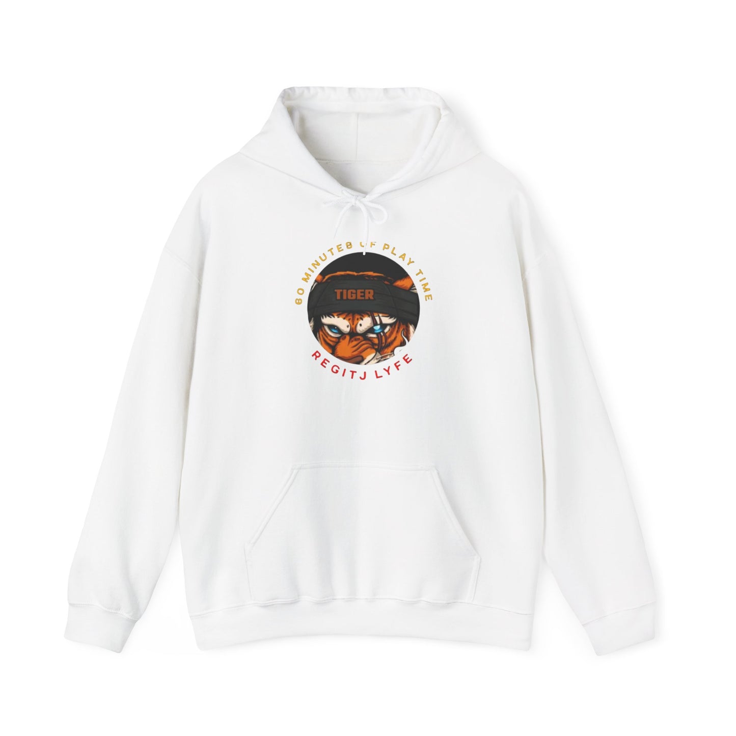 Wild Spirit Tiger Hoodie, Unisex Sweatshirt, Animal Lover Gift, Cozy Casual Wear, Perfect for Birthdays, Outdoor Adventures - REGITJ FASHION