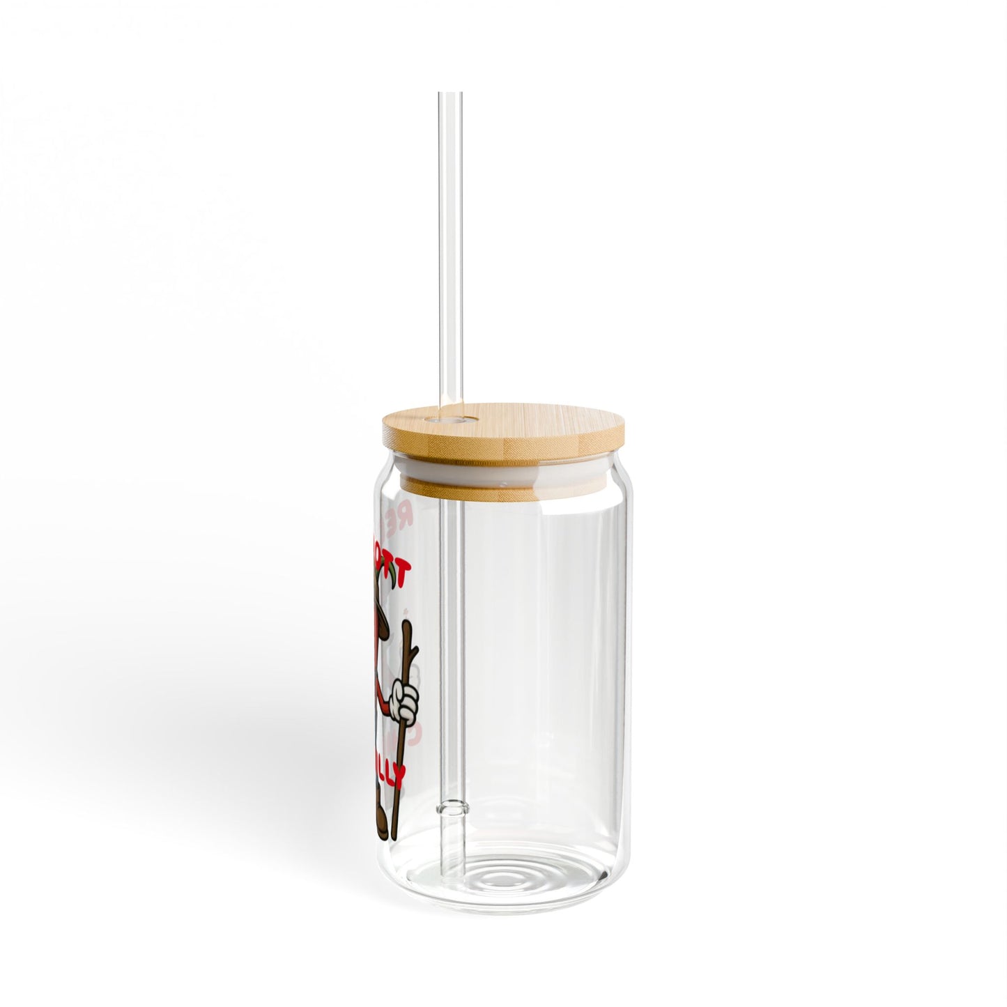 Hott Billy Chili Pepper Sipper Glass, 16oz - Perfect for Parties, BBQs, Home Bar, Gifts, Red Hot Chill Billy Design