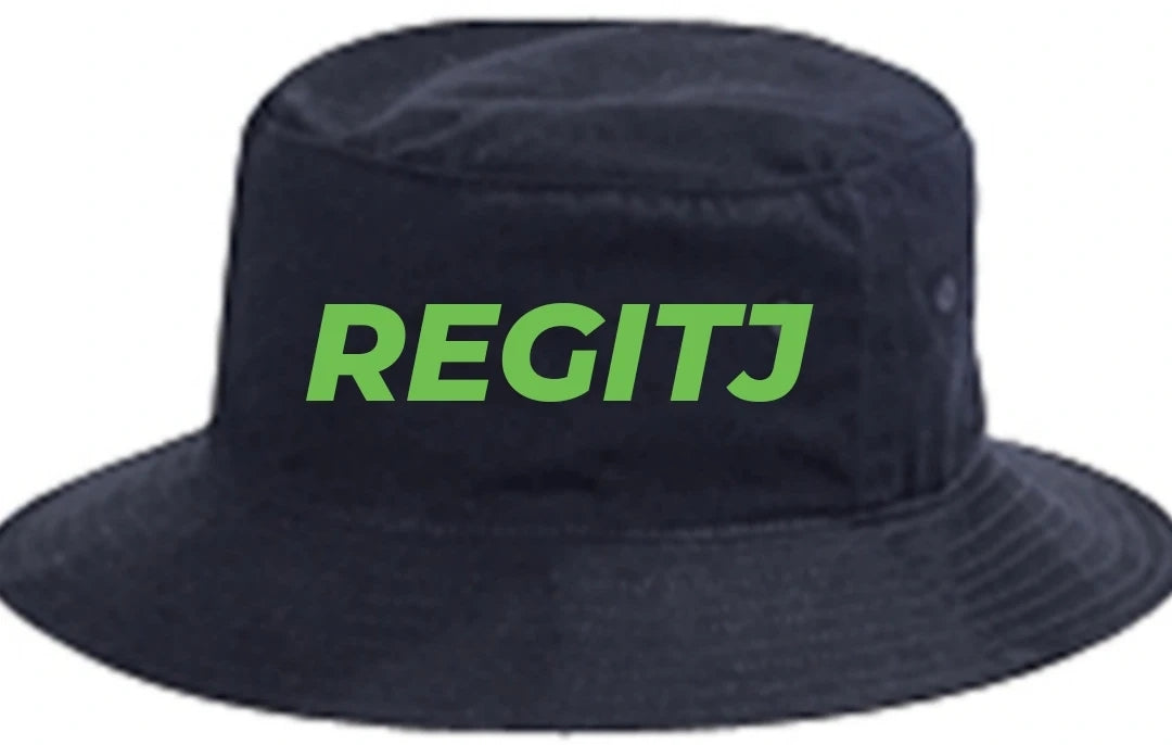 60 MIN OF PLAYTIME Embroidered Bucket Hat - REGITJ FASHION