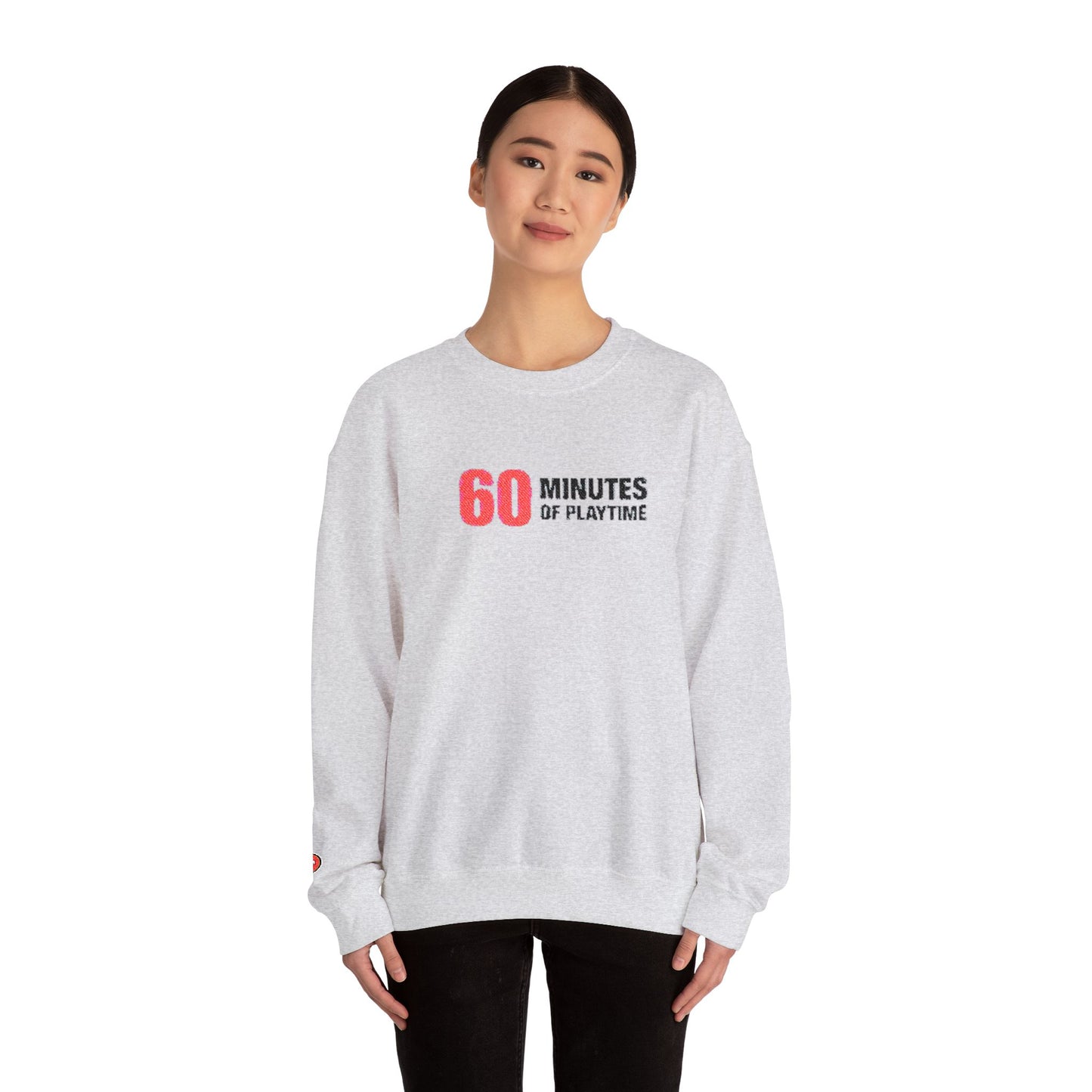 Crewneck Sweatshirt — 'Some of Playtime' Red Logo Casual Pullover