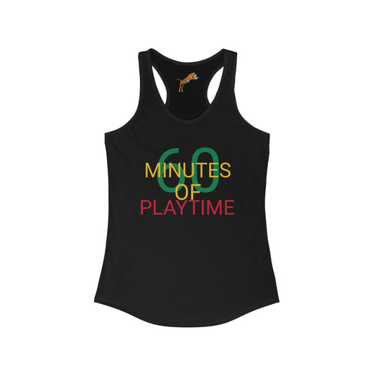 REGITJ Women's Ideal Racerback Tank Solid Black