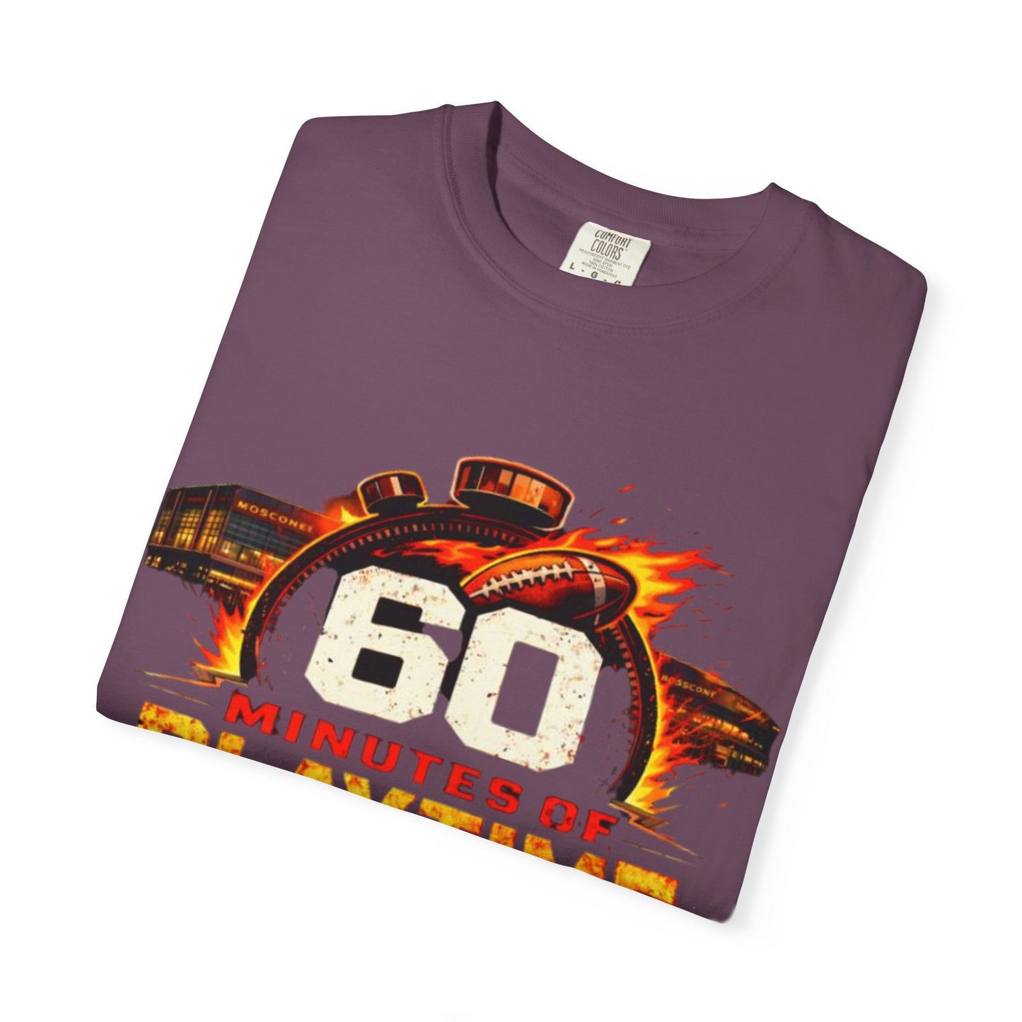 60 Minutes of Playtime Pro Bowl Graphic T-Shirt — February 3 Football Fan Tee