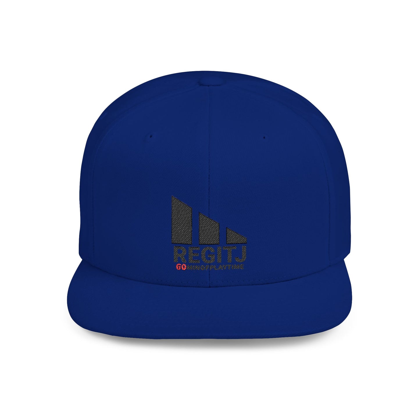 Stylish Flat Bill Snapback Hat - Perfect for Casual Days, Sports, Festivals, and Gifts, Trendy, Adjustable, Fashion Accessory One size Royal