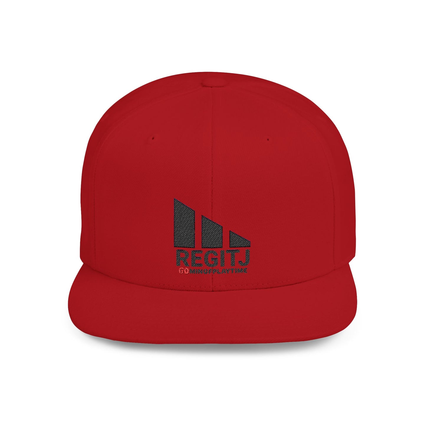 Stylish Flat Bill Snapback Hat - Perfect for Casual Days, Sports, Festivals, and Gifts, Trendy, Adjustable, Fashion Accessory One size Red