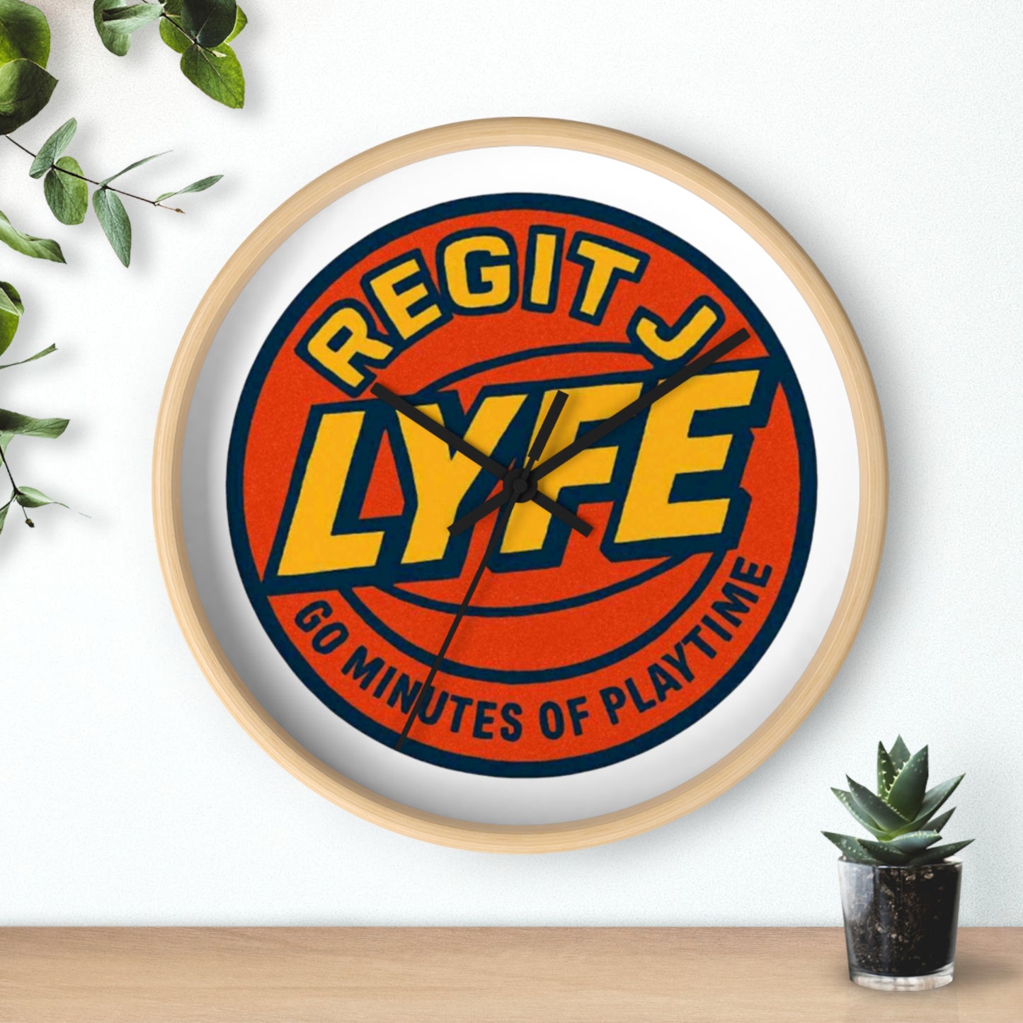 Jimmie Tiger Power Hour Wall Clock