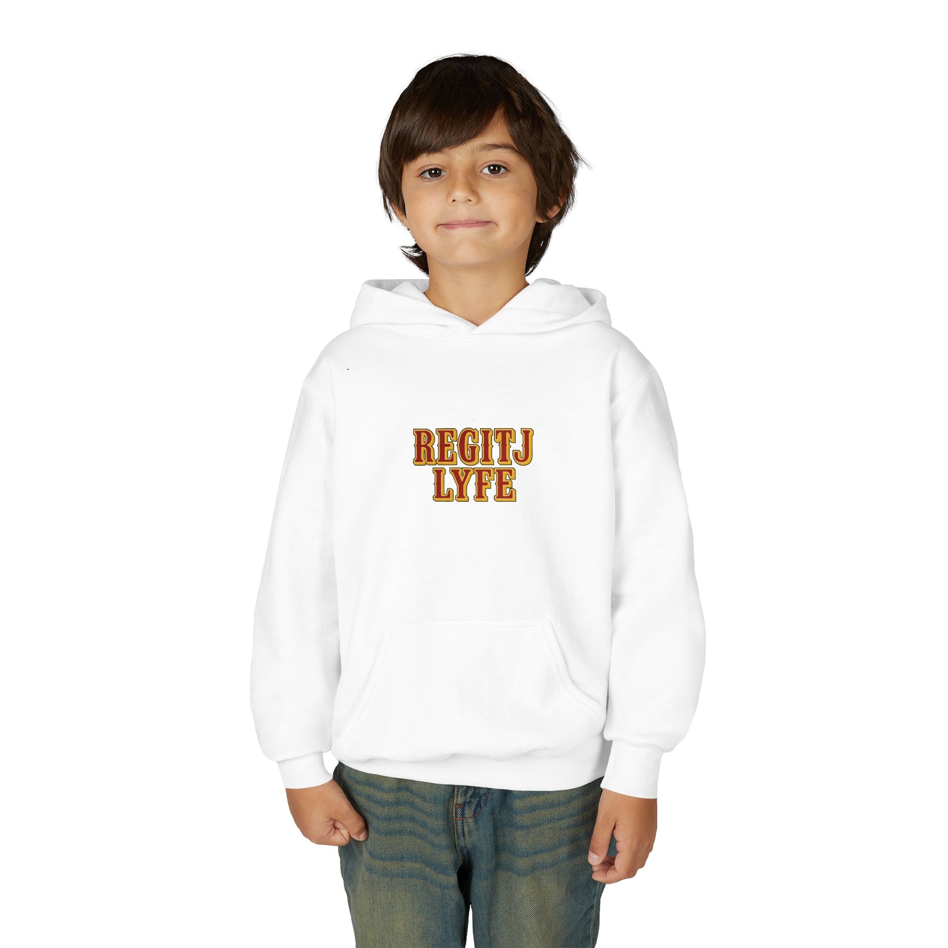 Youth Heavy Blend Hooded Sweatshirt - REGITJ FASHION 