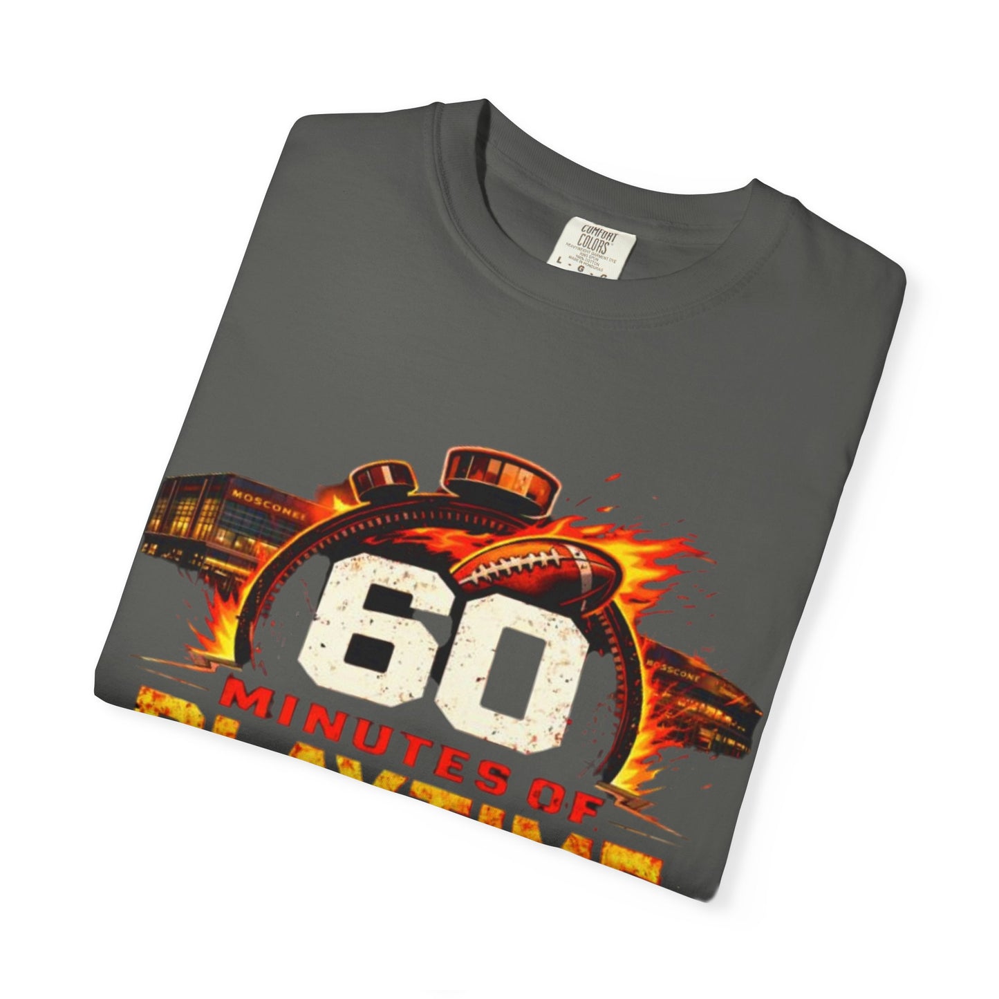 60 Minutes of Playtime Pro Bowl Graphic T-Shirt — February 3 Football Fan Tee