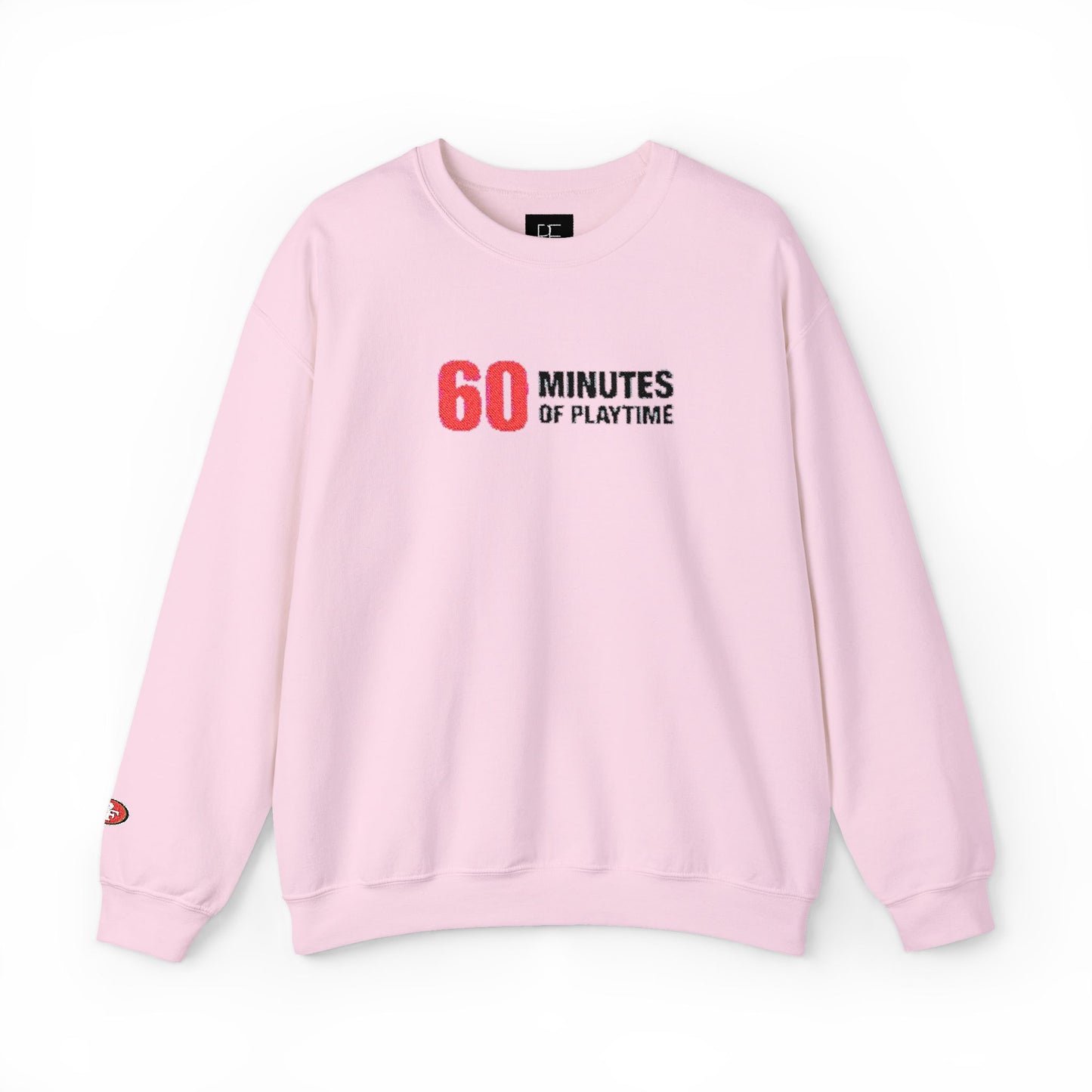 Crewneck Sweatshirt — 'Some of Playtime' Red Logo Casual Pullover