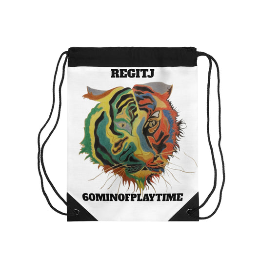 REGITJ Tiger Drawstring Bag One size