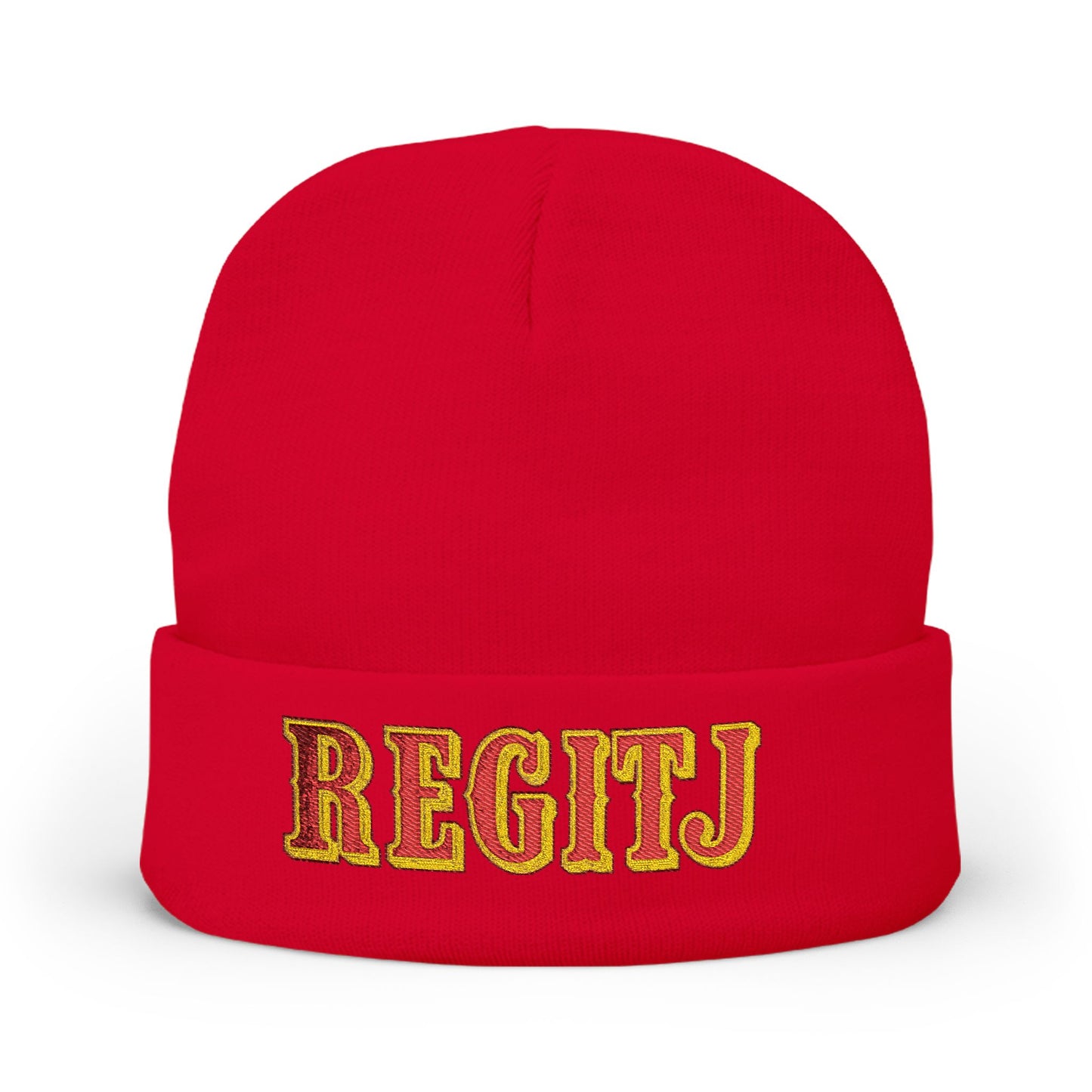Knit Beanie (Embroidery) - REGITJ FASHION 
