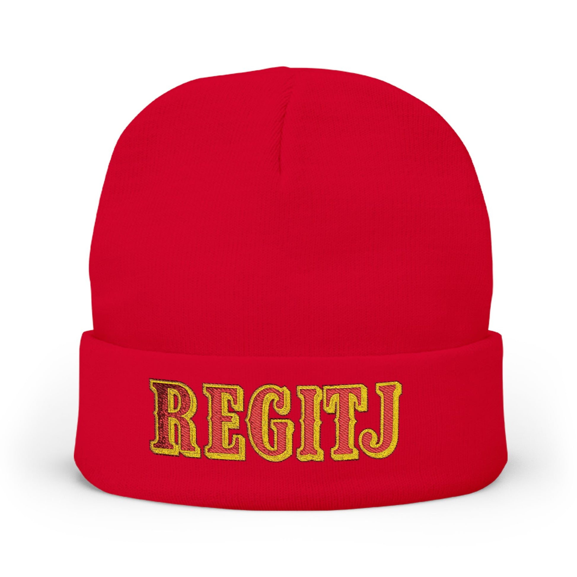 Knit Beanie (Embroidery) - REGITJ FASHION 