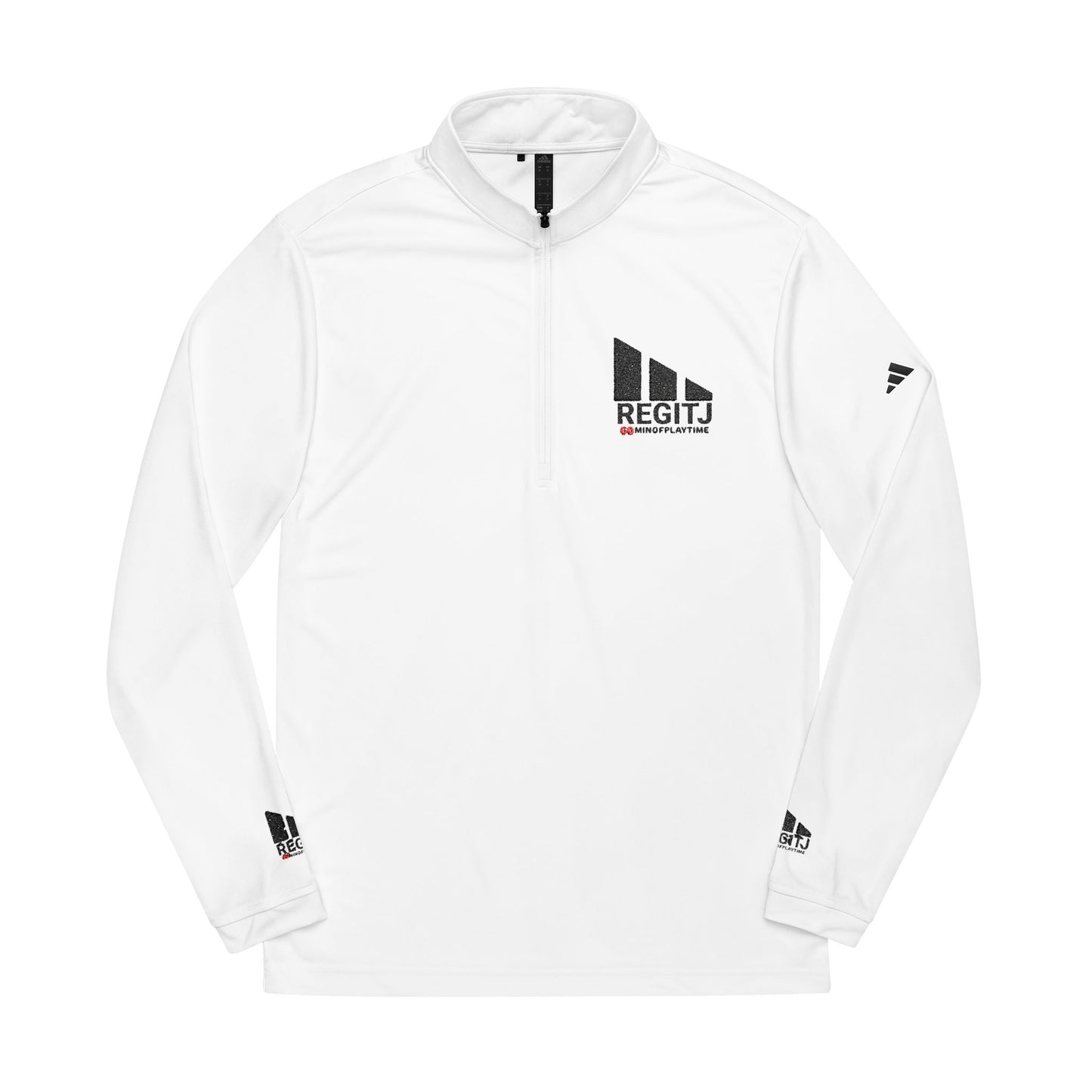 Adidas/60MOP-Quarter-Zip Pullover - Stylish & Comfortable, Ideal for Athletes, Casual Wear, Sports Activities, Gift for Fitness Enthusiasts, [...] White