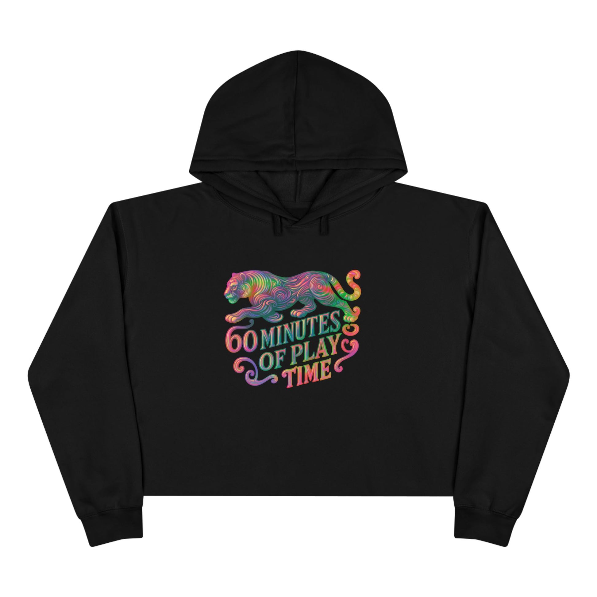 Mint Tiger Crop Hoodie - Trendy Streetwear, Perfect Gift, Casual Outfit, Unique Design, Summer Fashion - REGITJ FASHION 