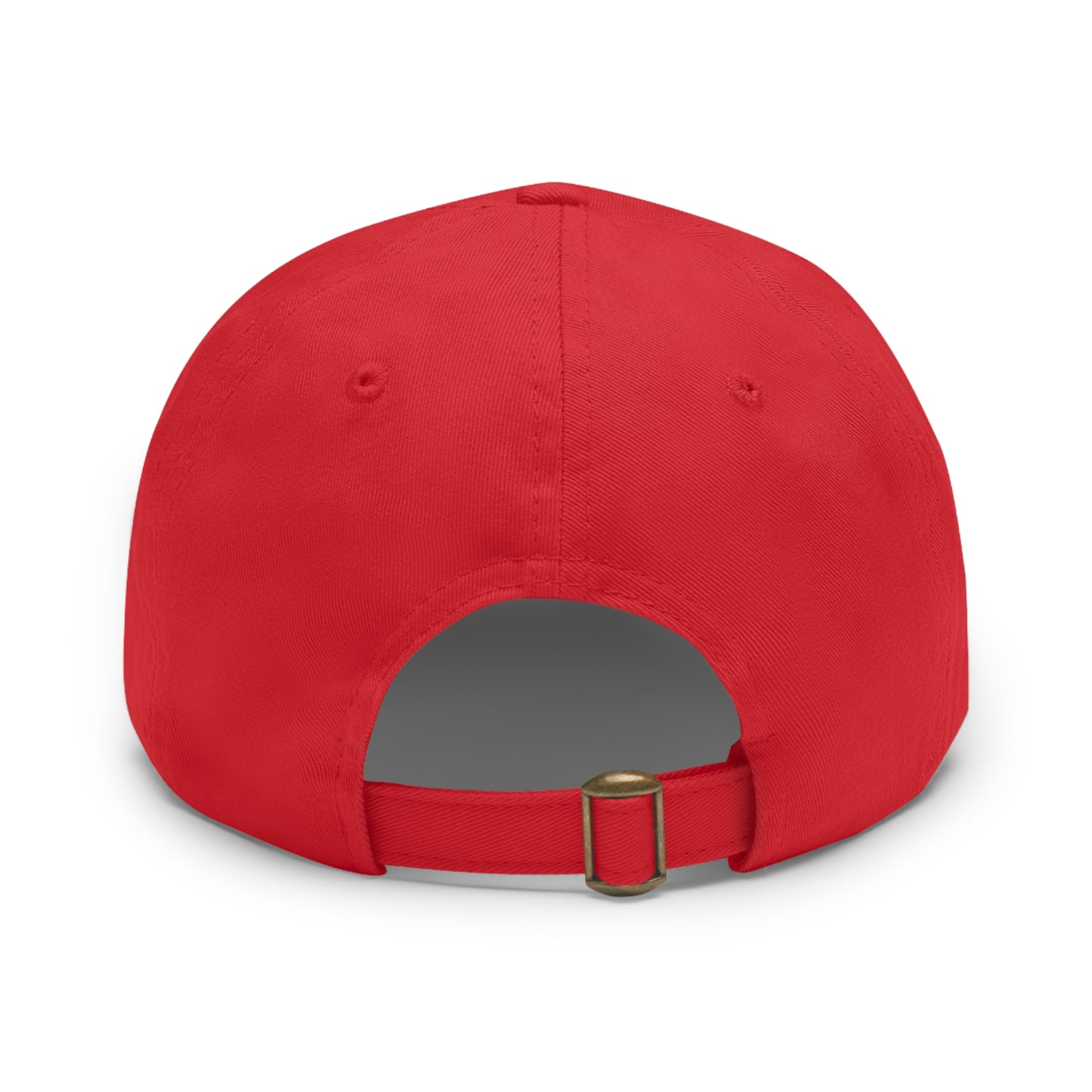 REGITJ Dad Hat with Leather Patch (Rectangle) - REGITJ FASHION 