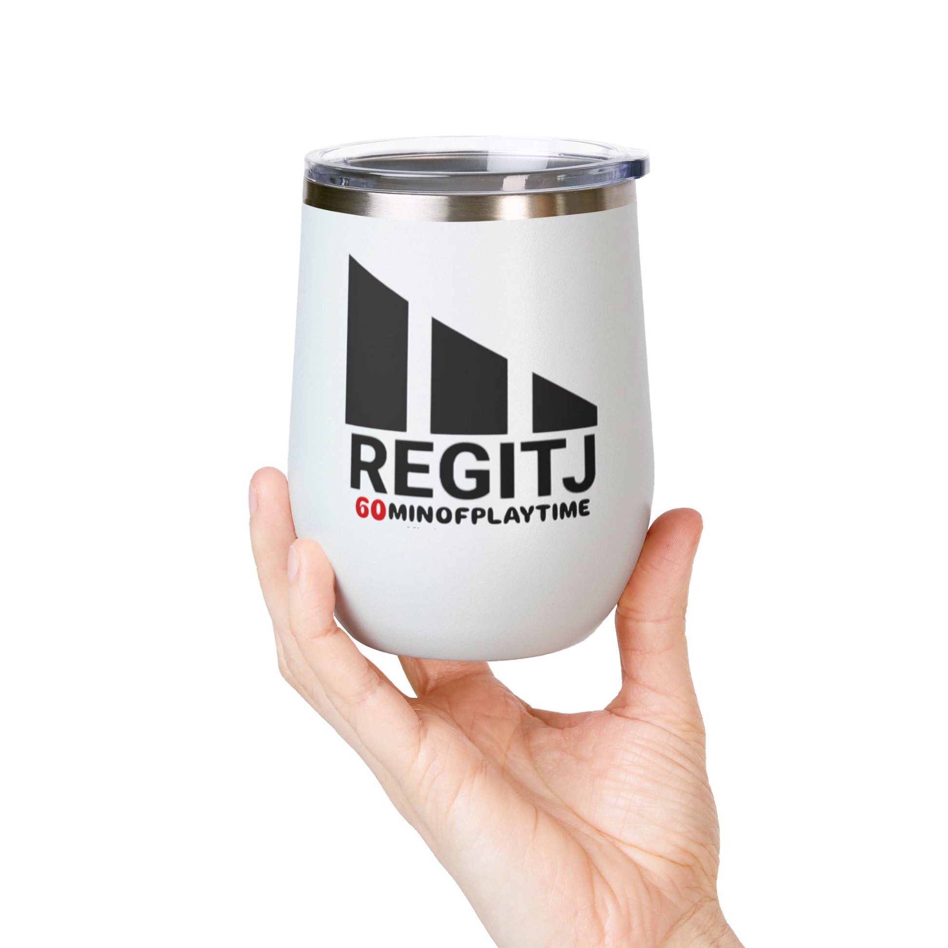 Chic Wine Tumbler for Fun Celebrations, 12oz Insulated Drinkware, Perfect for Partying, Gifts for Wine Lovers, Happy Hour Essentials - REGITJ FASHION 