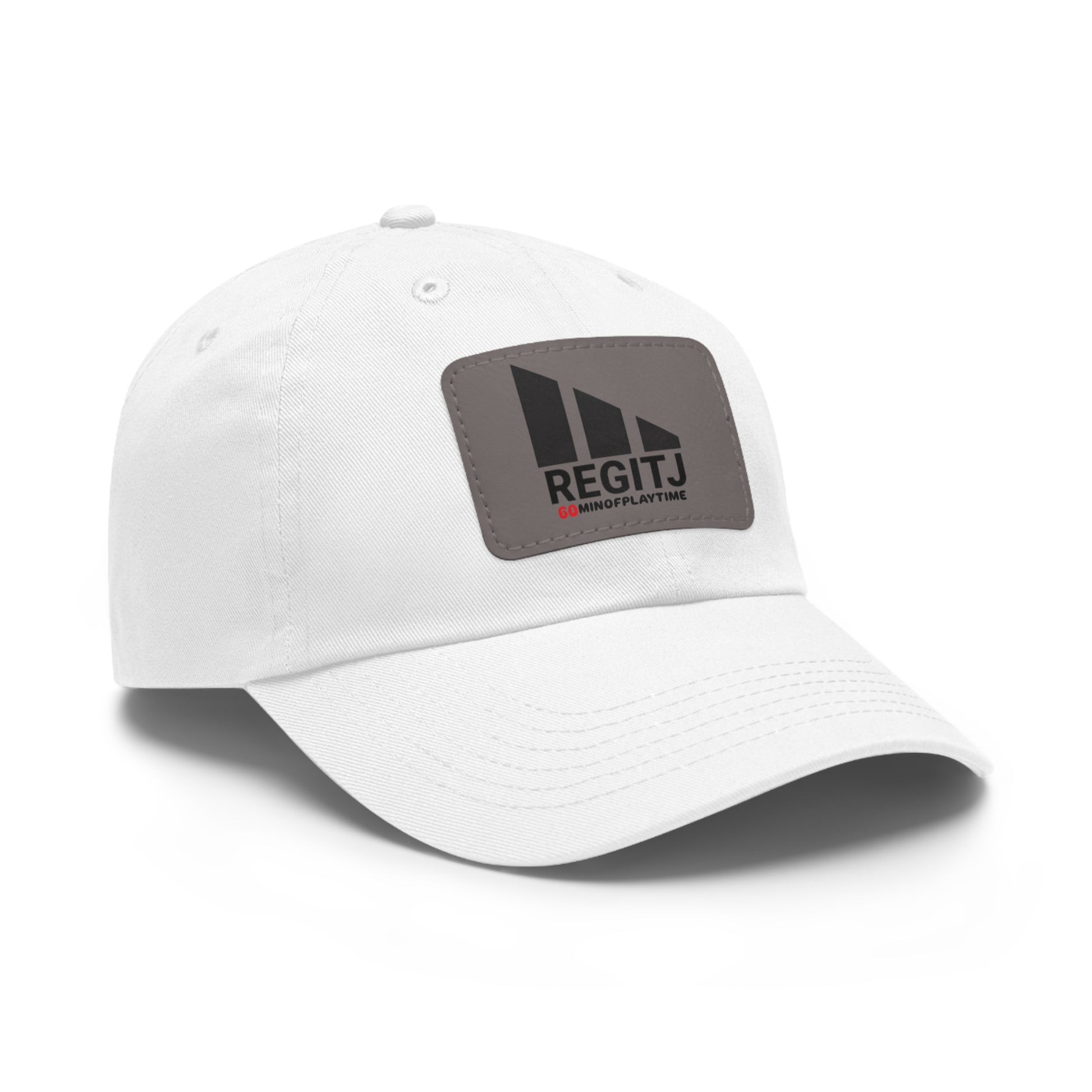 REGITJ Dad Hat with Leather Patch (Rectangle) - REGITJ FASHION 