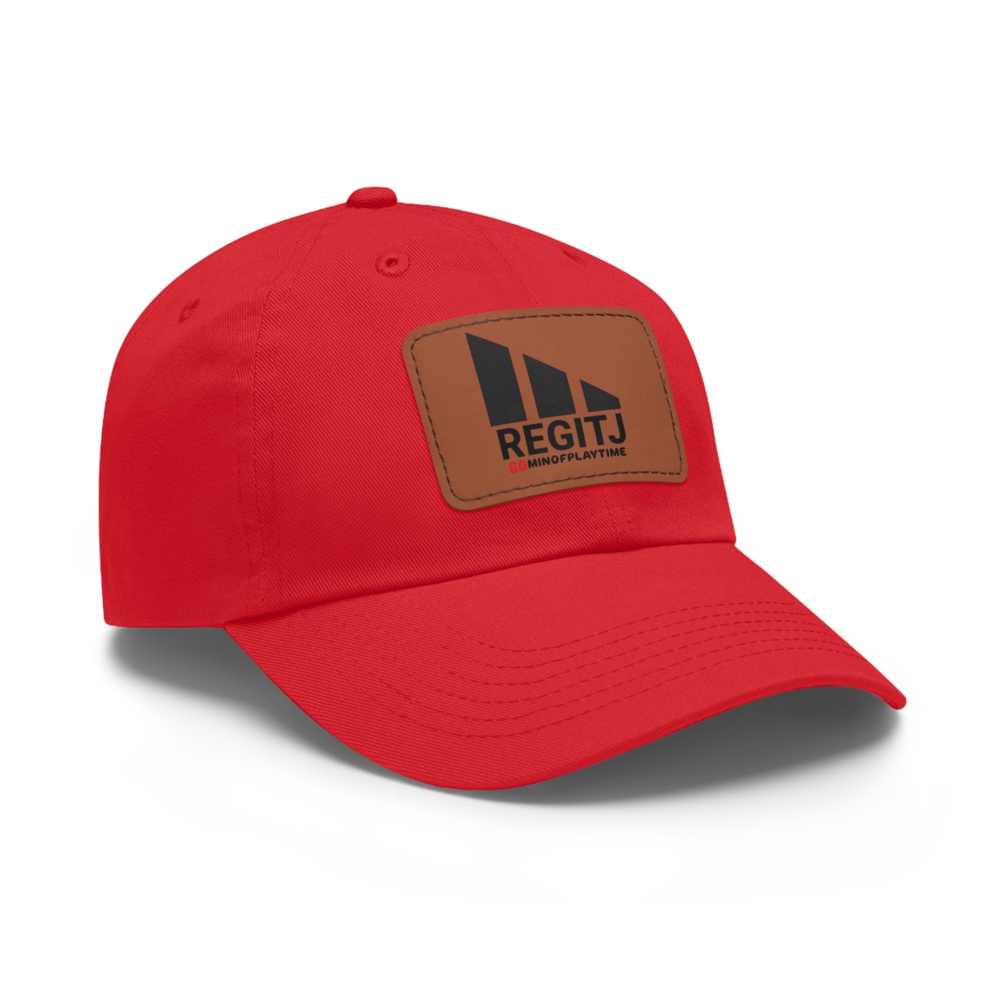 REGITJ Dad Hat with Leather Patch (Rectangle) - REGITJ FASHION 