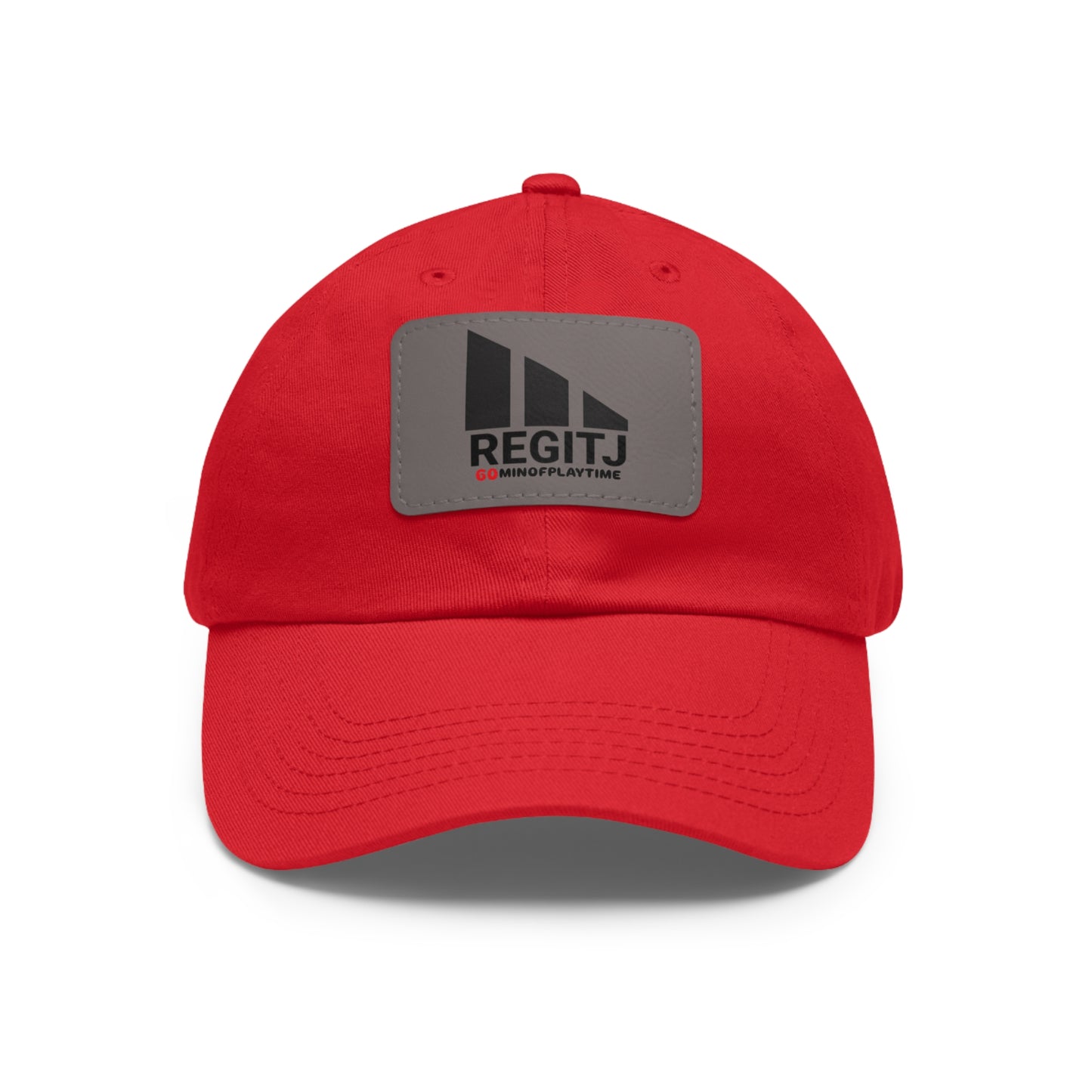 REGITJ Dad Hat with Leather Patch (Rectangle) - REGITJ FASHION 