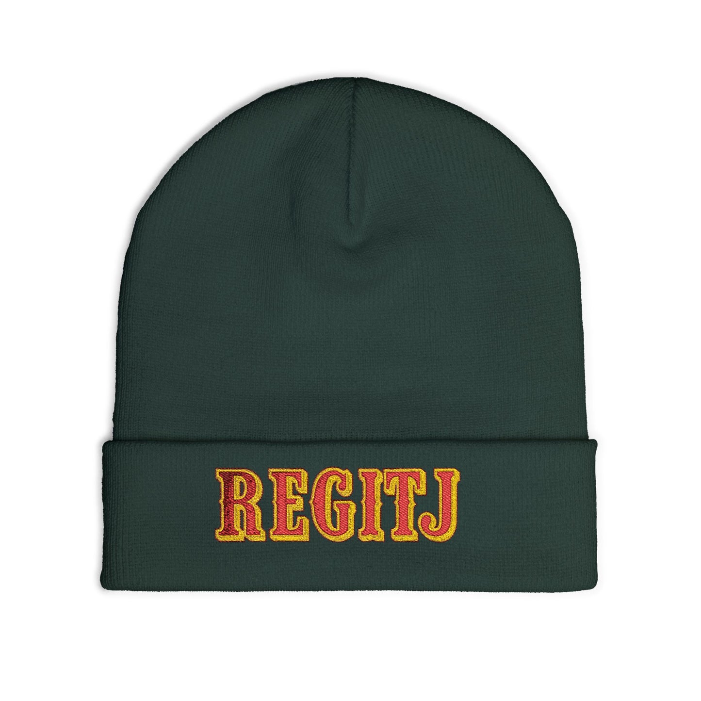 Knit Beanie (Embroidery) - REGITJ FASHION 
