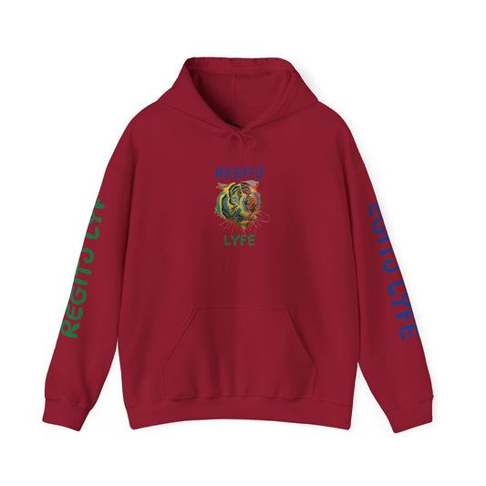Jimmie Tiger Unisex Heavy Blend Hoodie - Stylish & Cozy Sweatshirt Cardinal Red