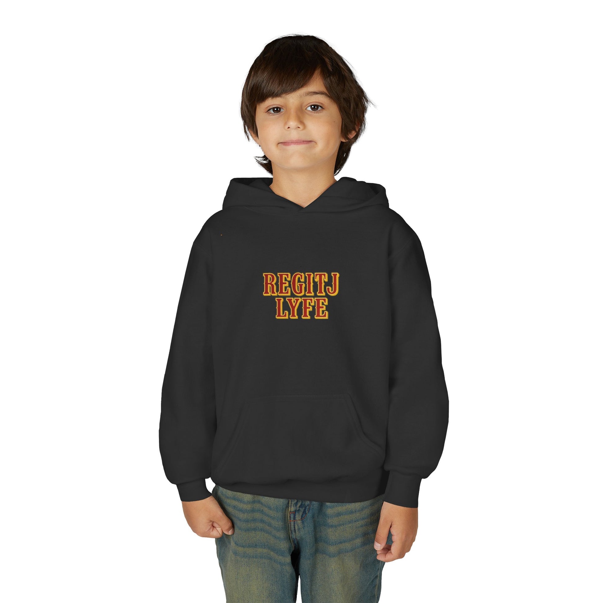 Youth Heavy Blend Hooded Sweatshirt - REGITJ FASHION 