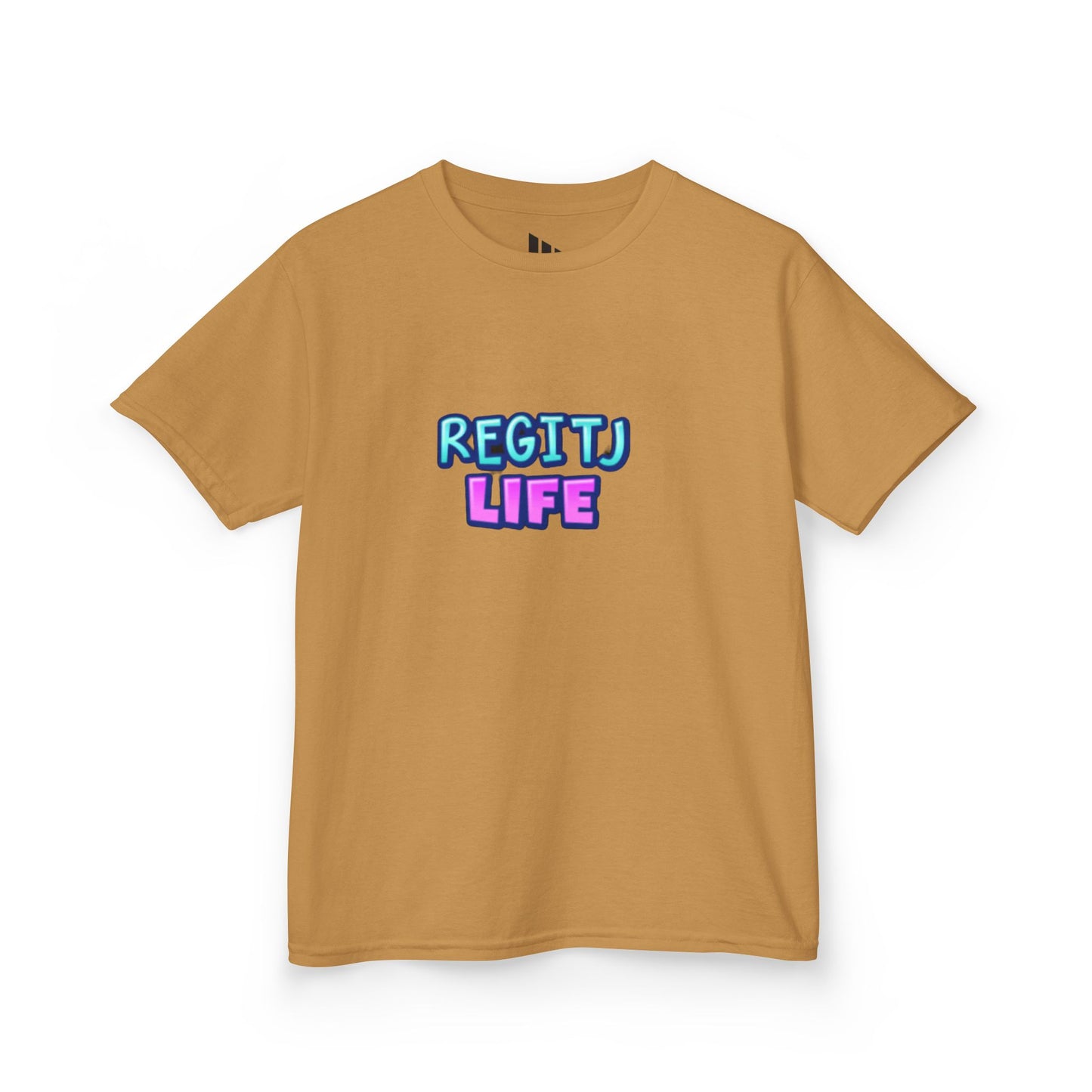 Kids Graphic Tee - Fun REGITJ LIFE Shirt, Casual Kids Wear, Birthday Gift, Unique Summer Apparel, Playdate Outfit