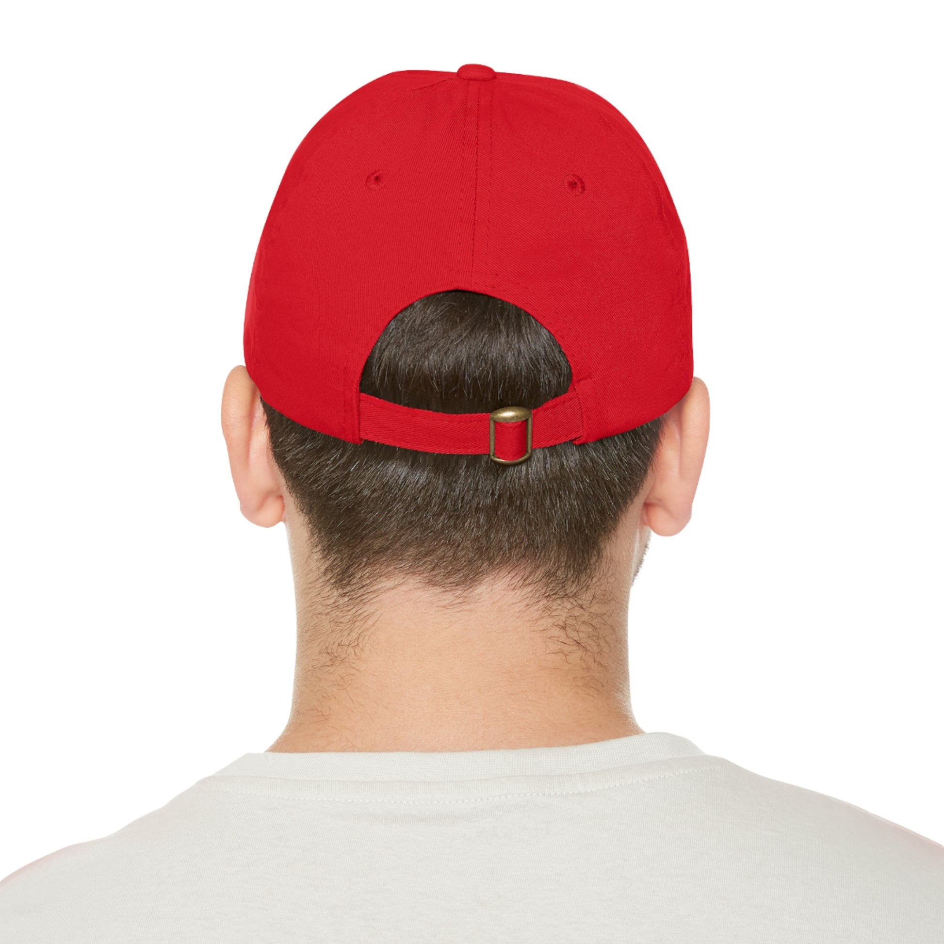 REGITJ Dad Hat with Leather Patch (Rectangle) - REGITJ FASHION 