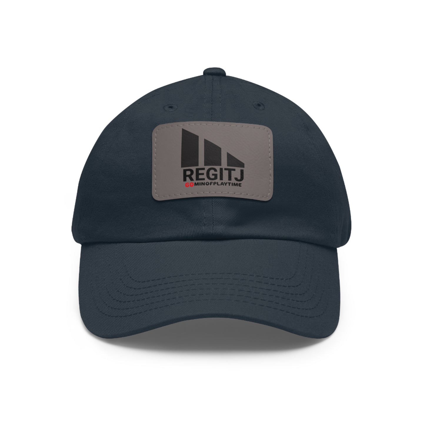 REGITJ Dad Hat with Leather Patch (Rectangle) - REGITJ FASHION 