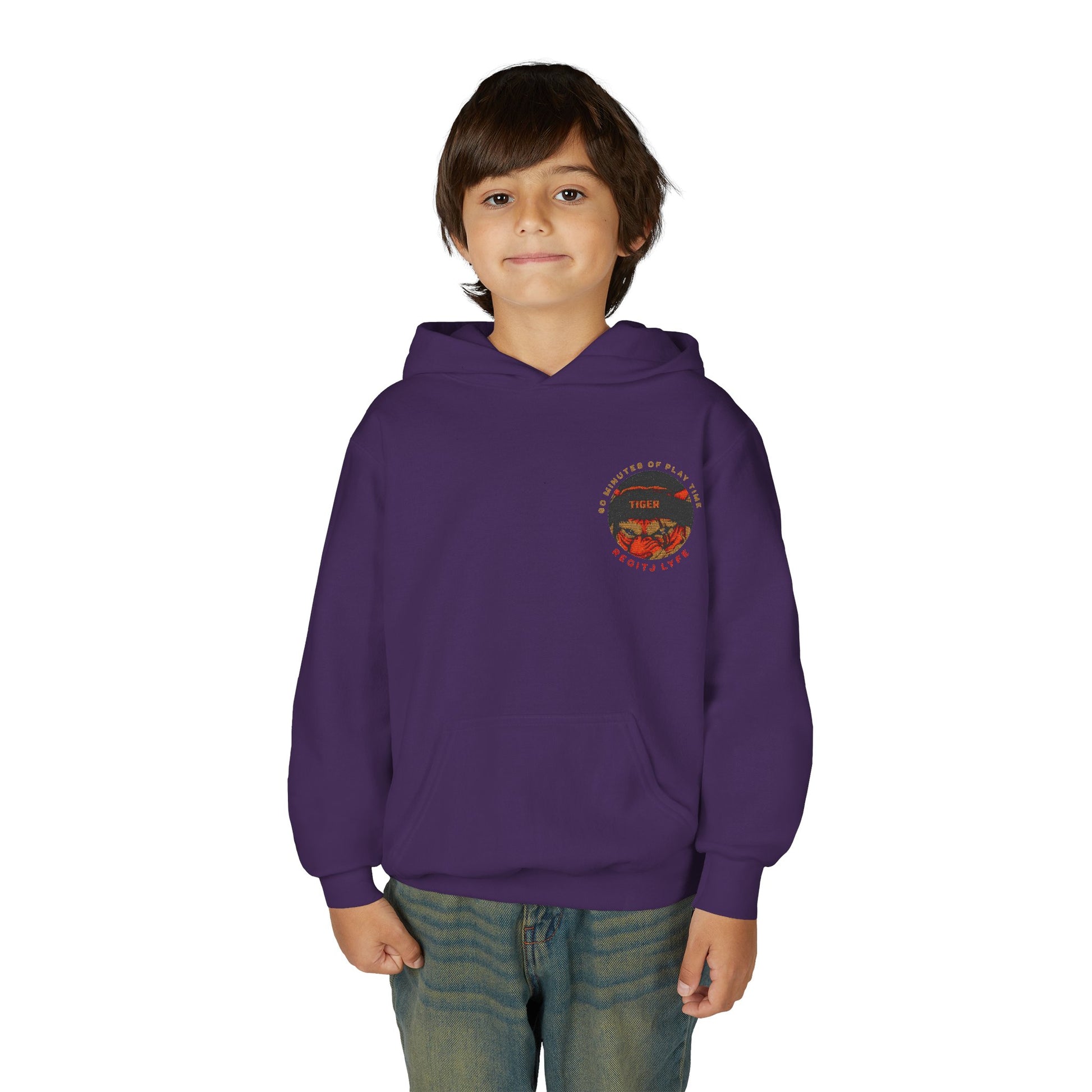 Youth Hoodie - "Choose to Live" Retro Sunset Graphic Pullover - REGITJ FASHION 