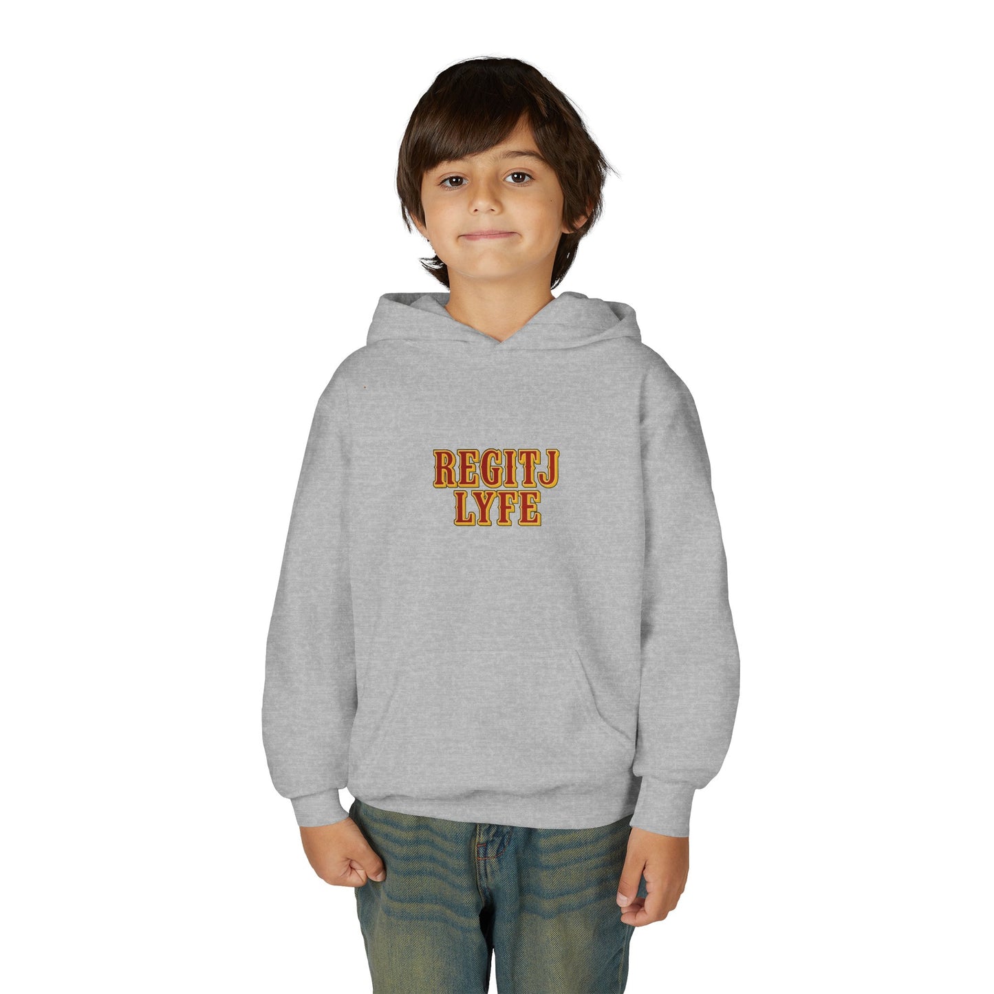 Youth Heavy Blend Hooded Sweatshirt - REGITJ FASHION 