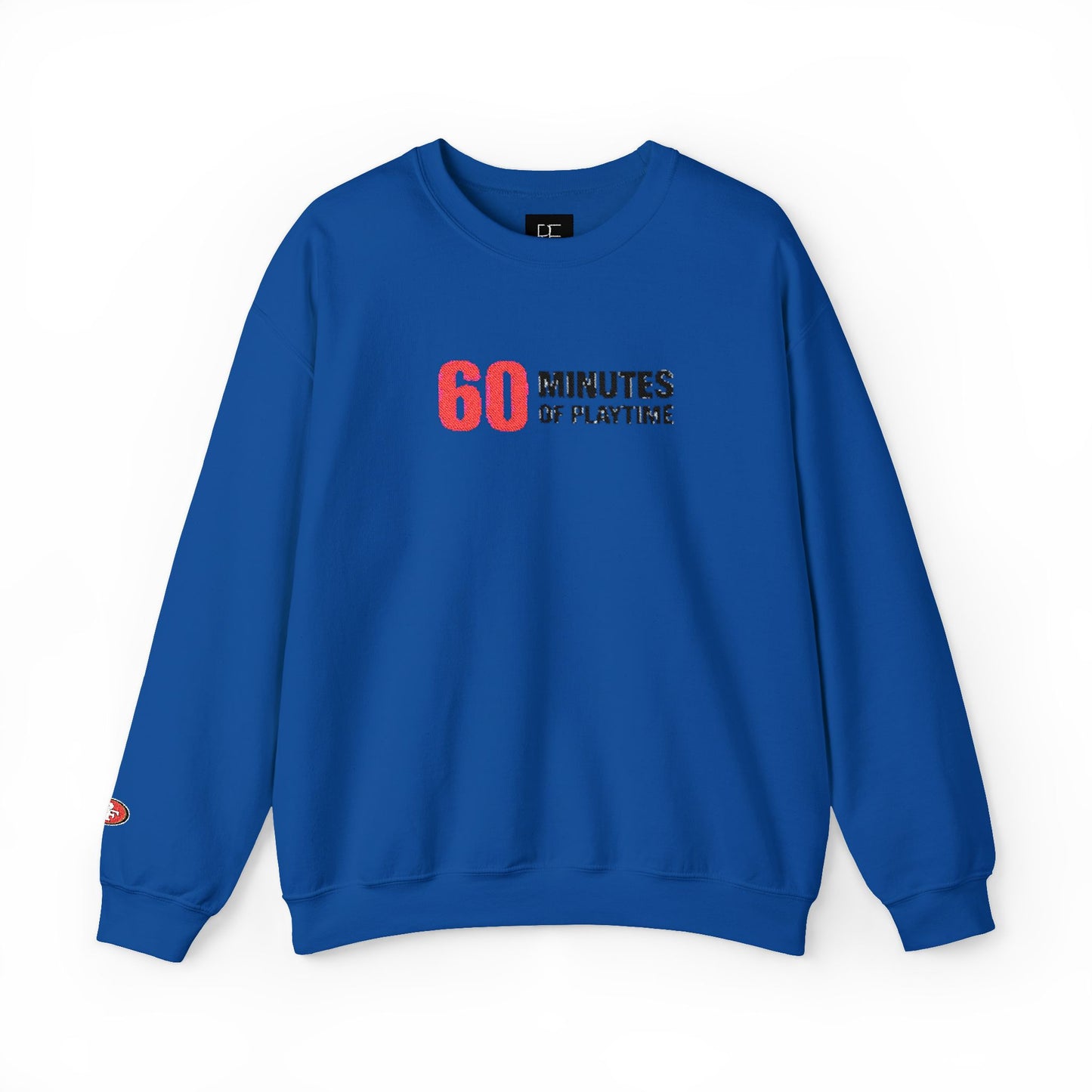Crewneck Sweatshirt — 'Some of Playtime' Red Logo Casual Pullover
