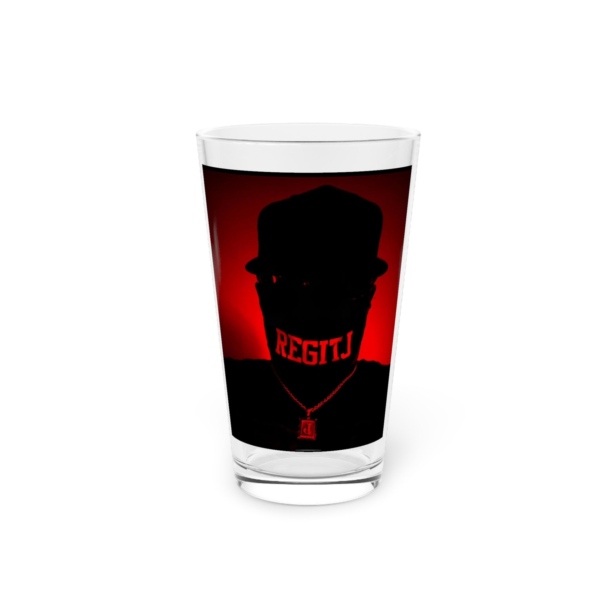REGITJ Face Boys Pint Glass, 16oz 16oz