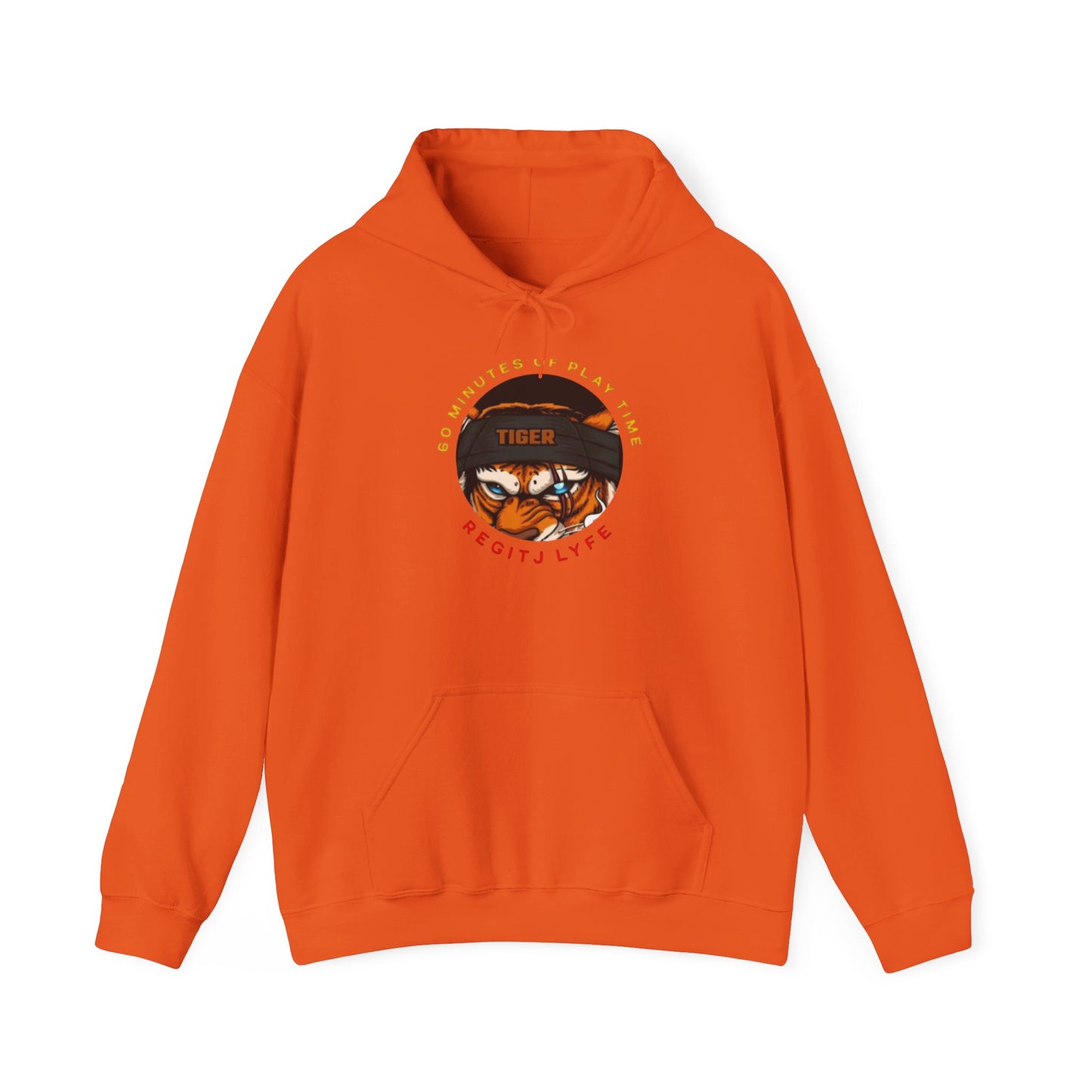 Wild Spirit Tiger Hoodie, Unisex Sweatshirt, Animal Lover Gift, Cozy Casual Wear, Perfect for Birthdays, Outdoor Adventures - REGITJ FASHION 