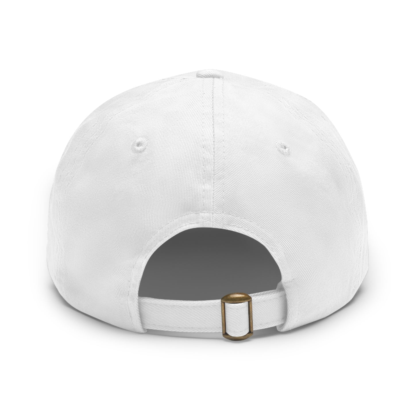 REGITJ Dad Hat with Leather Patch (Rectangle) - REGITJ FASHION 