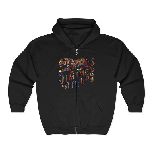 REGITJ Unisex Heavy Blend™ Full Zip Hooded Sweatshirt - REGITJ FASHION 