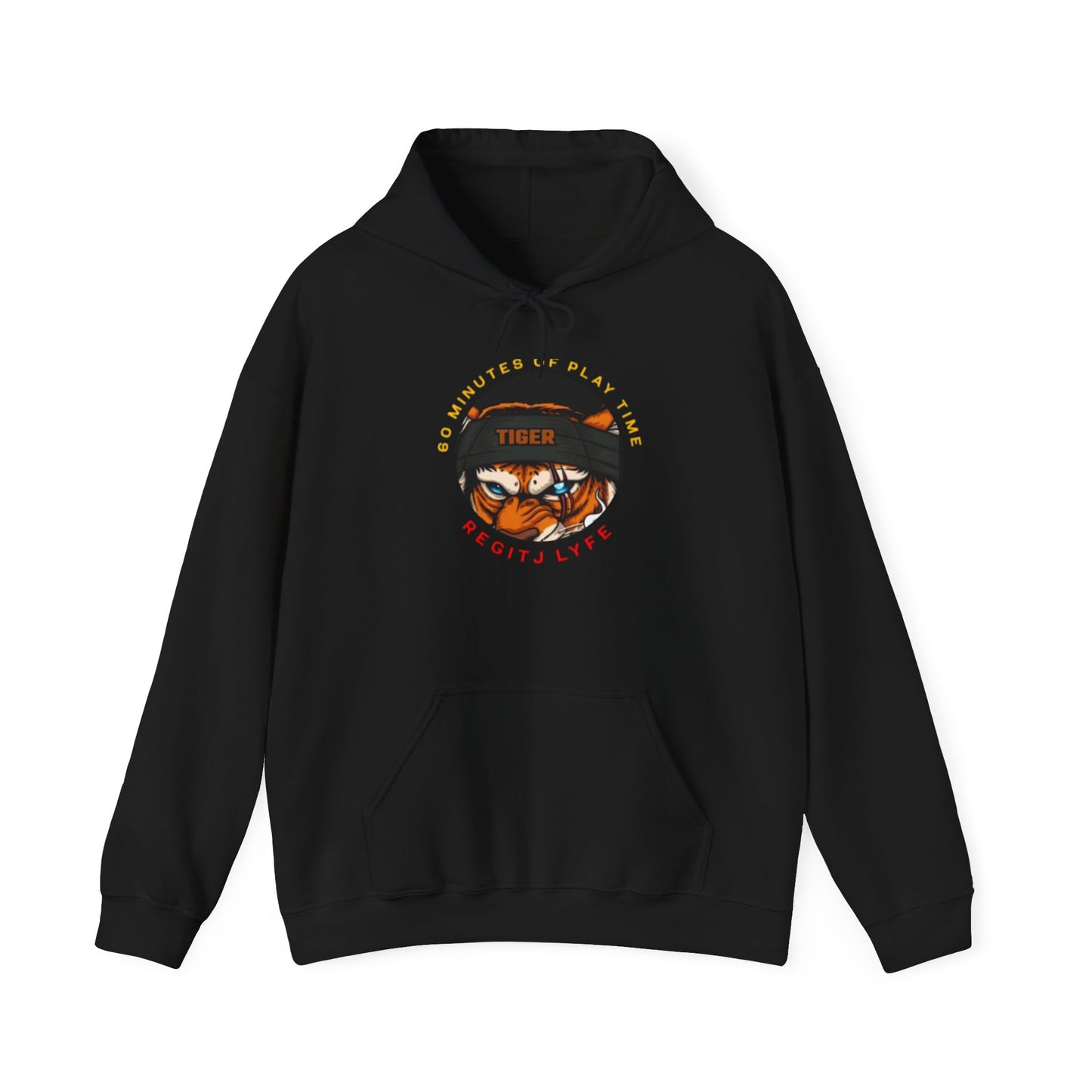 Wild Spirit Tiger Hoodie, Unisex Sweatshirt, Animal Lover Gift, Cozy Casual Wear, Perfect for Birthdays, Outdoor Adventures - REGITJ FASHION 